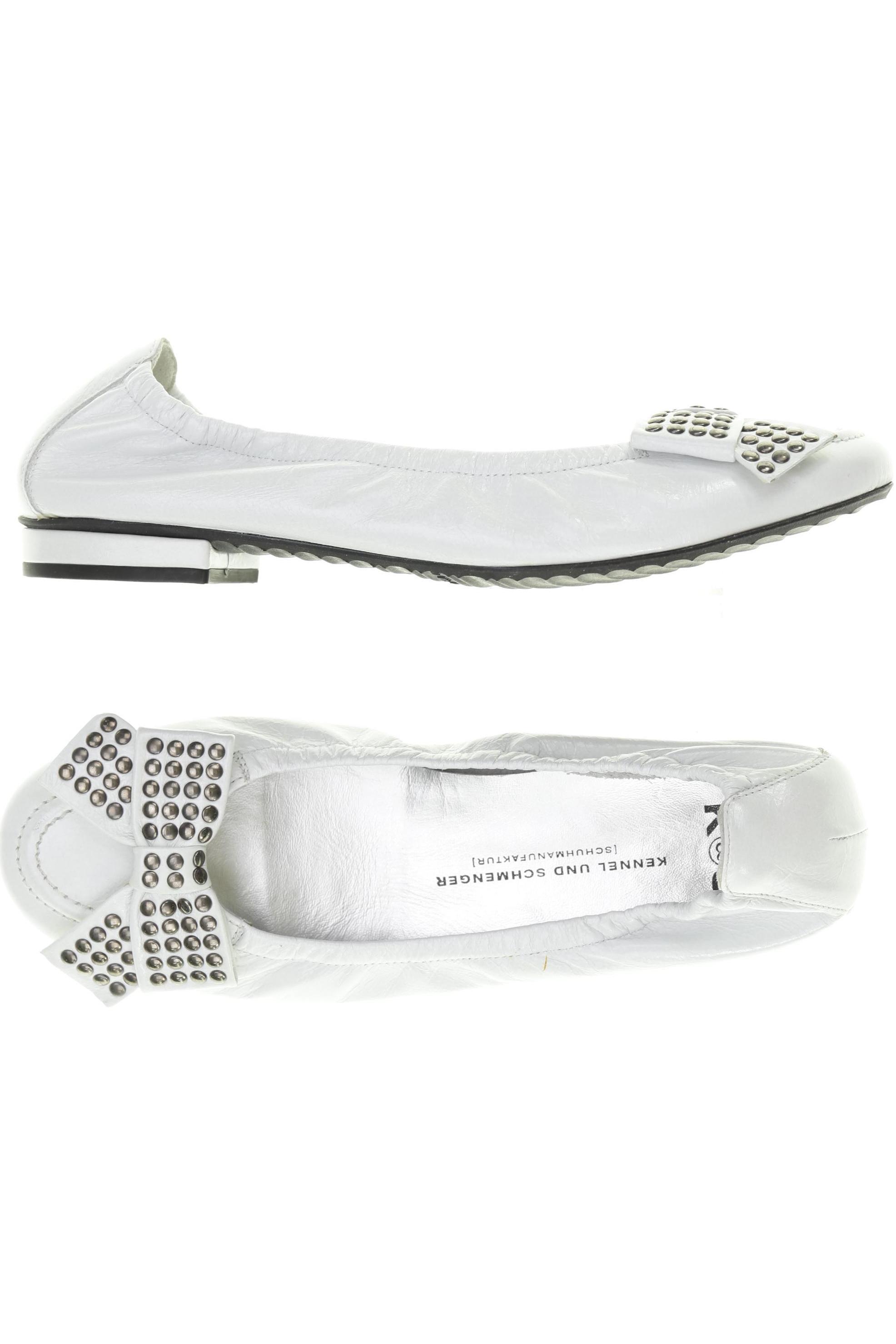 

Kennel & Schmenger Damen Ballerinas, weiß, Gr. 5.5