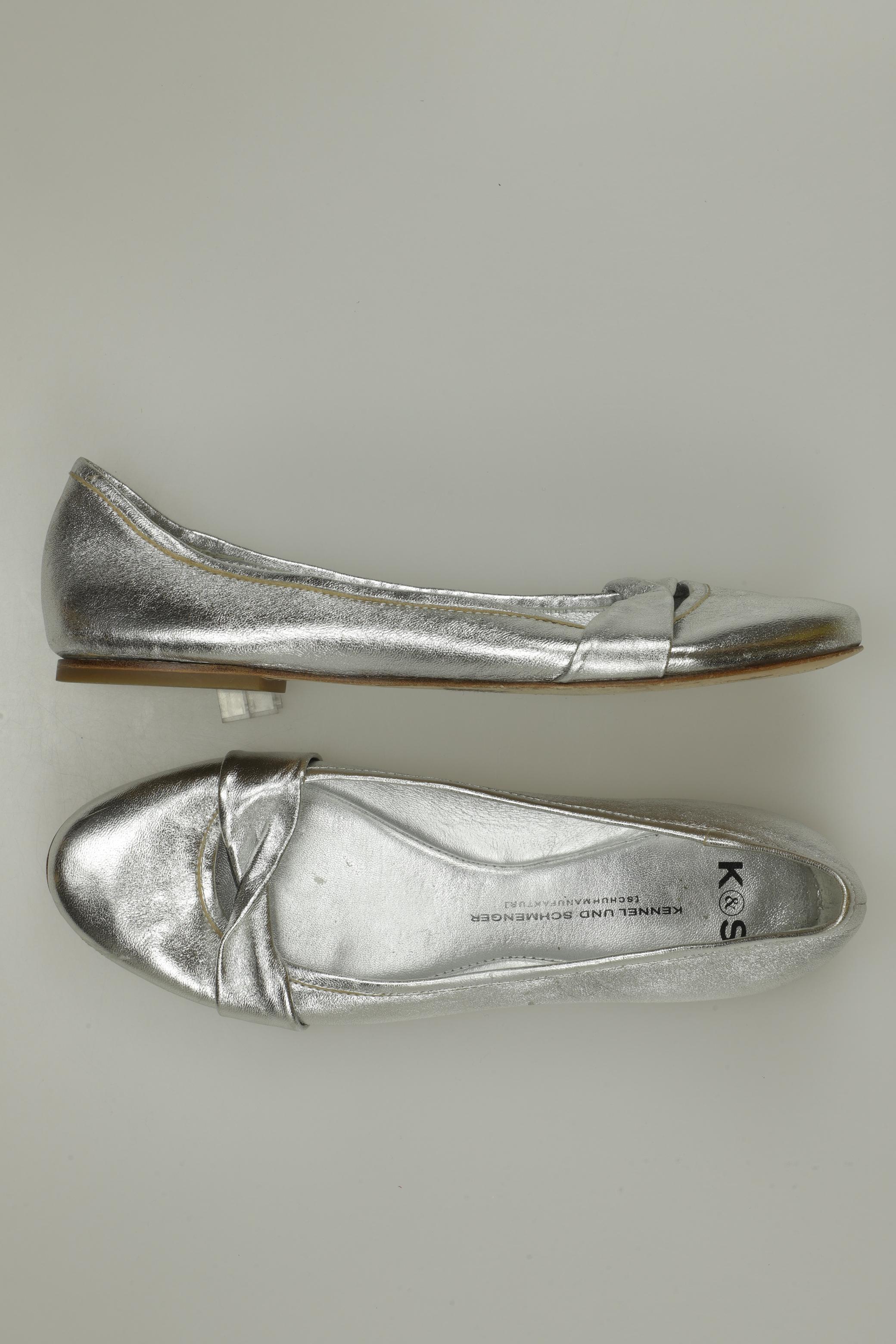 

Kennel & Schmenger Damen Ballerinas, silber, Gr. 6