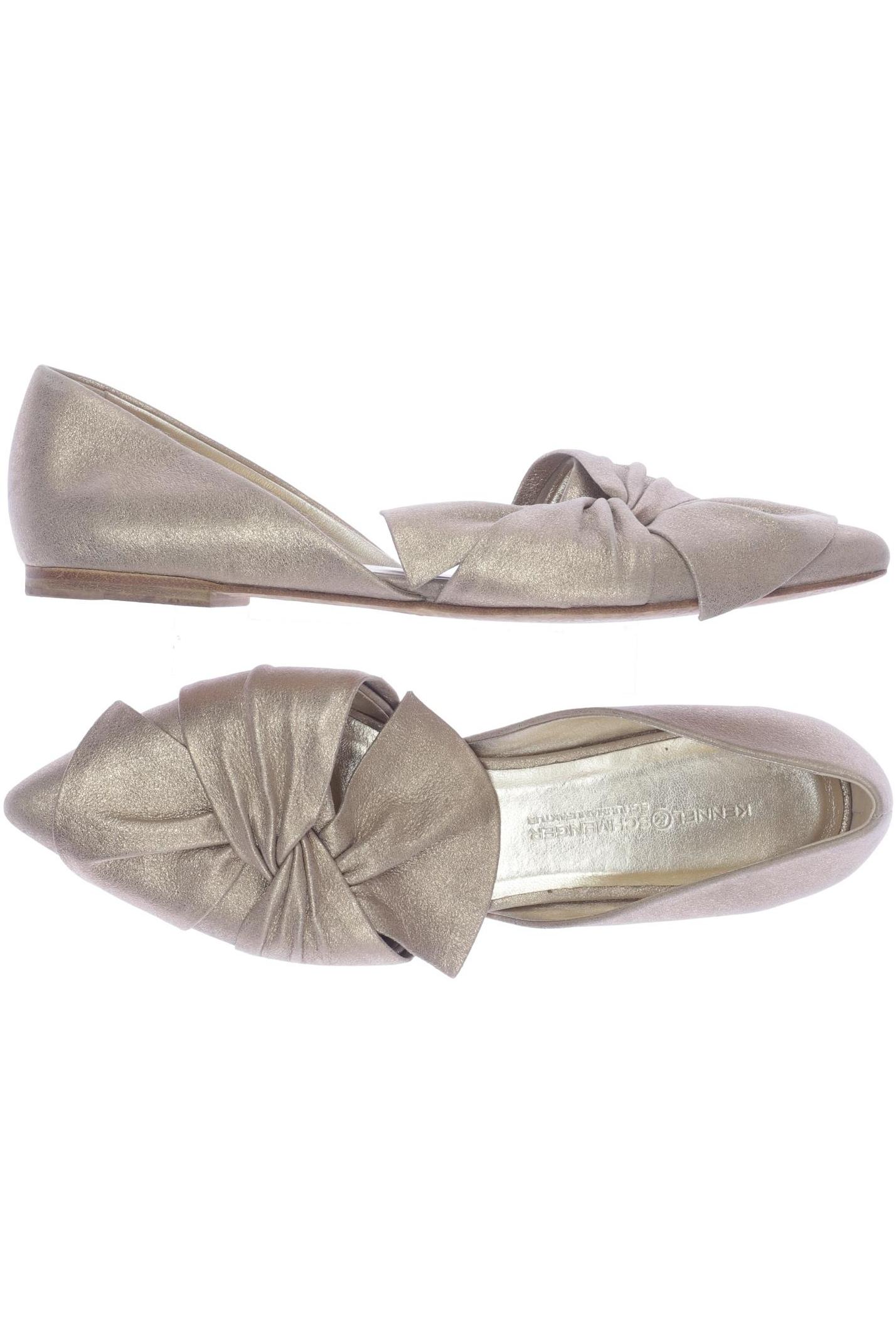 

Kennel & Schmenger Damen Ballerinas, gold, Gr. 5.5