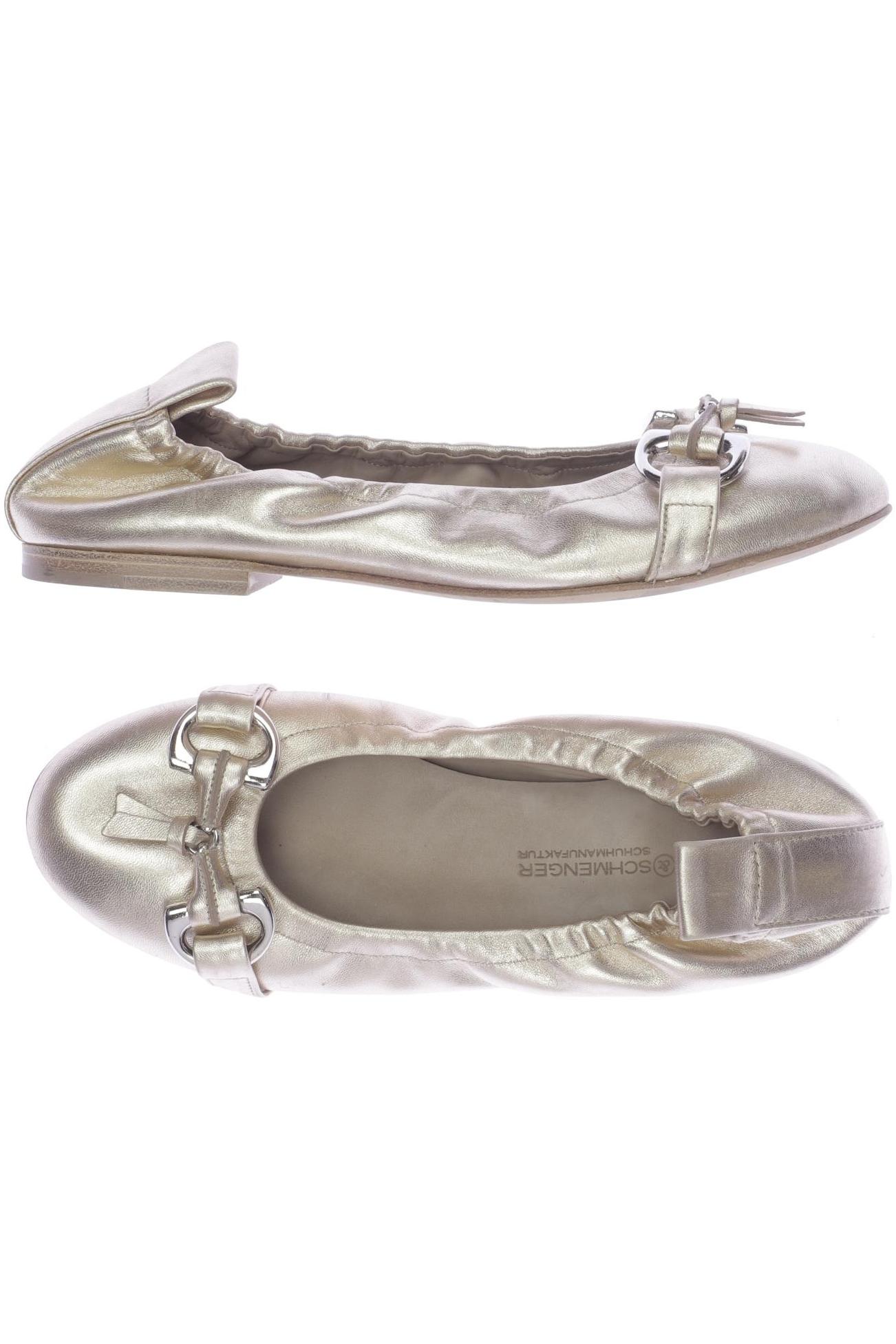 

Kennel & Schmenger Damen Ballerinas, gold, Gr. 4