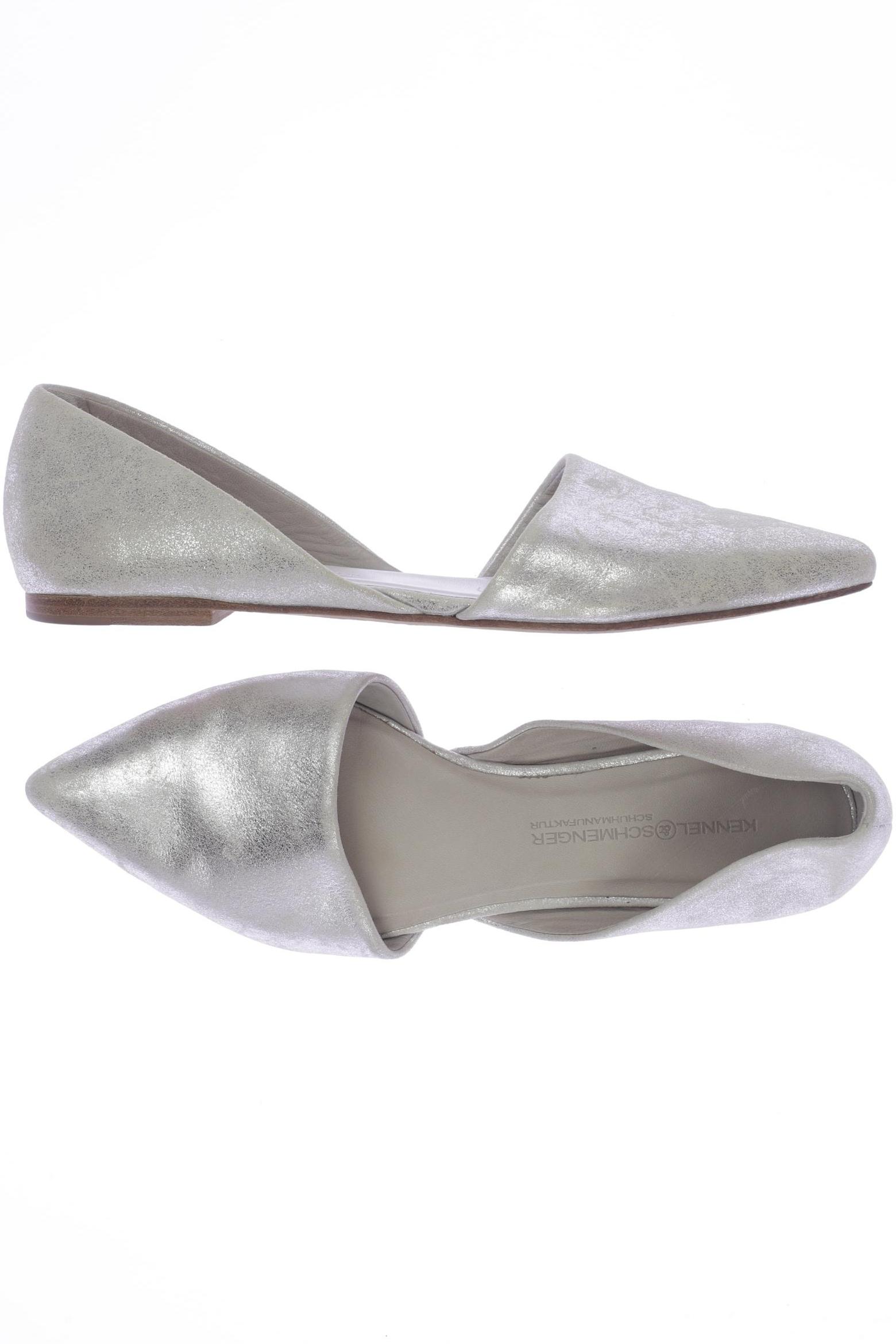 

Kennel & Schmenger Damen Ballerinas, silber, Gr. 4.5