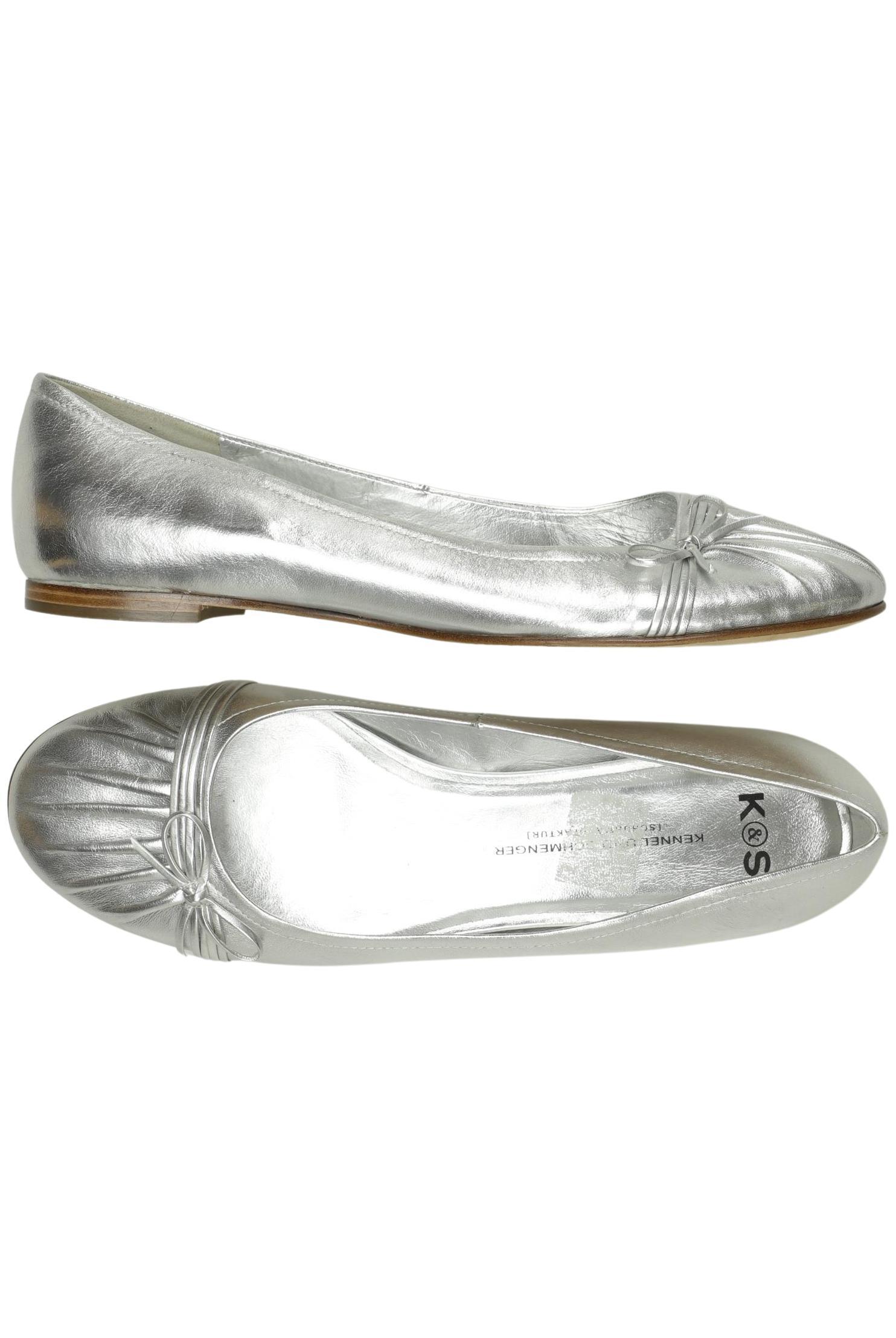 

Kennel & Schmenger Damen Ballerinas, silber, Gr. 7.5