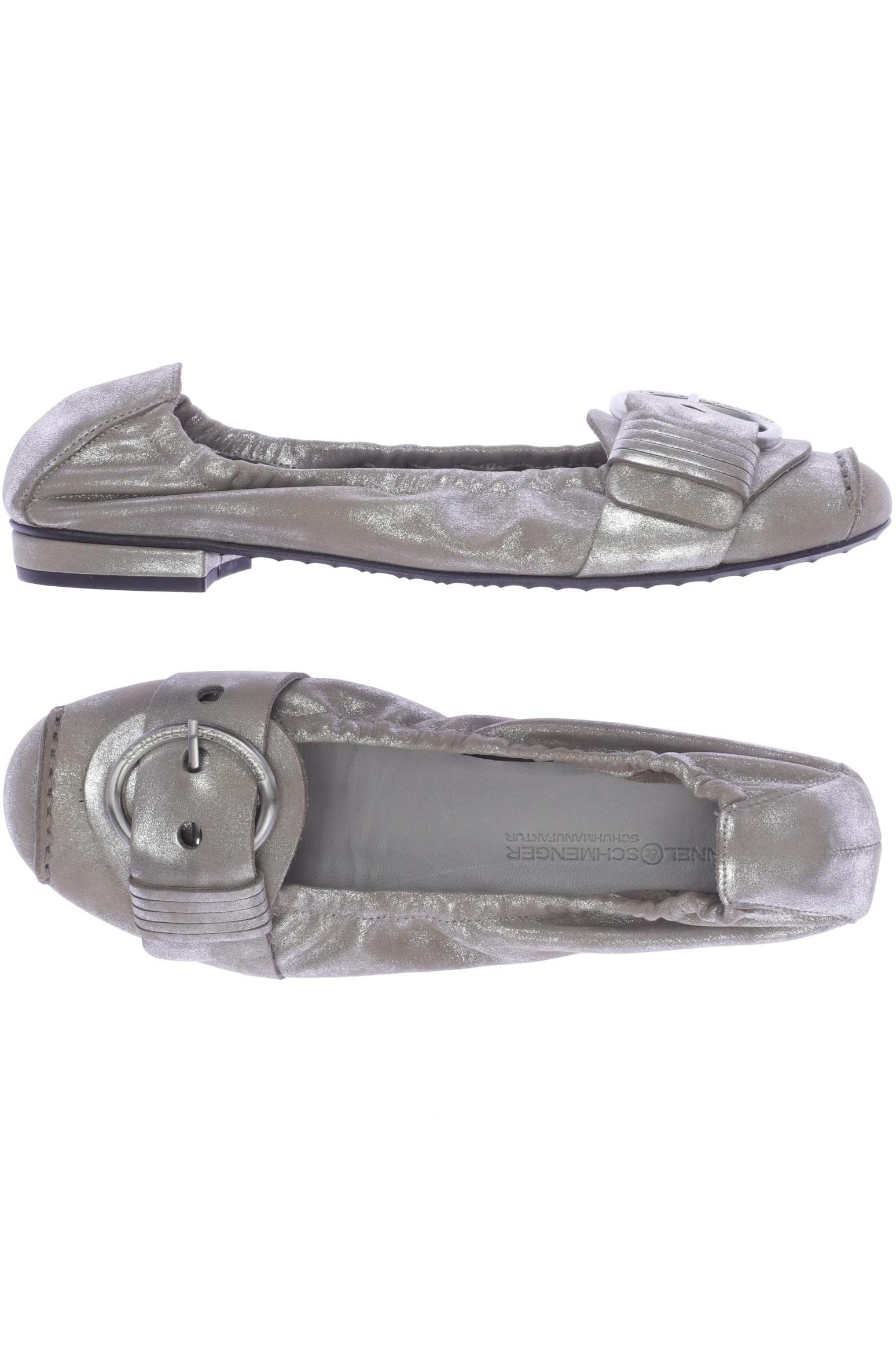 

Kennel & Schmenger Damen Ballerinas, silber, Gr. 5