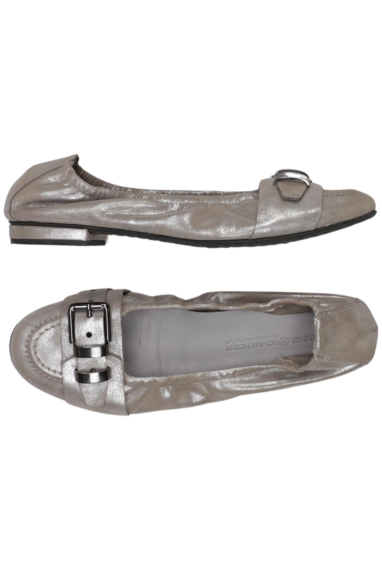 

Kennel & Schmenger Damen Ballerinas, silber, Gr. 6.5