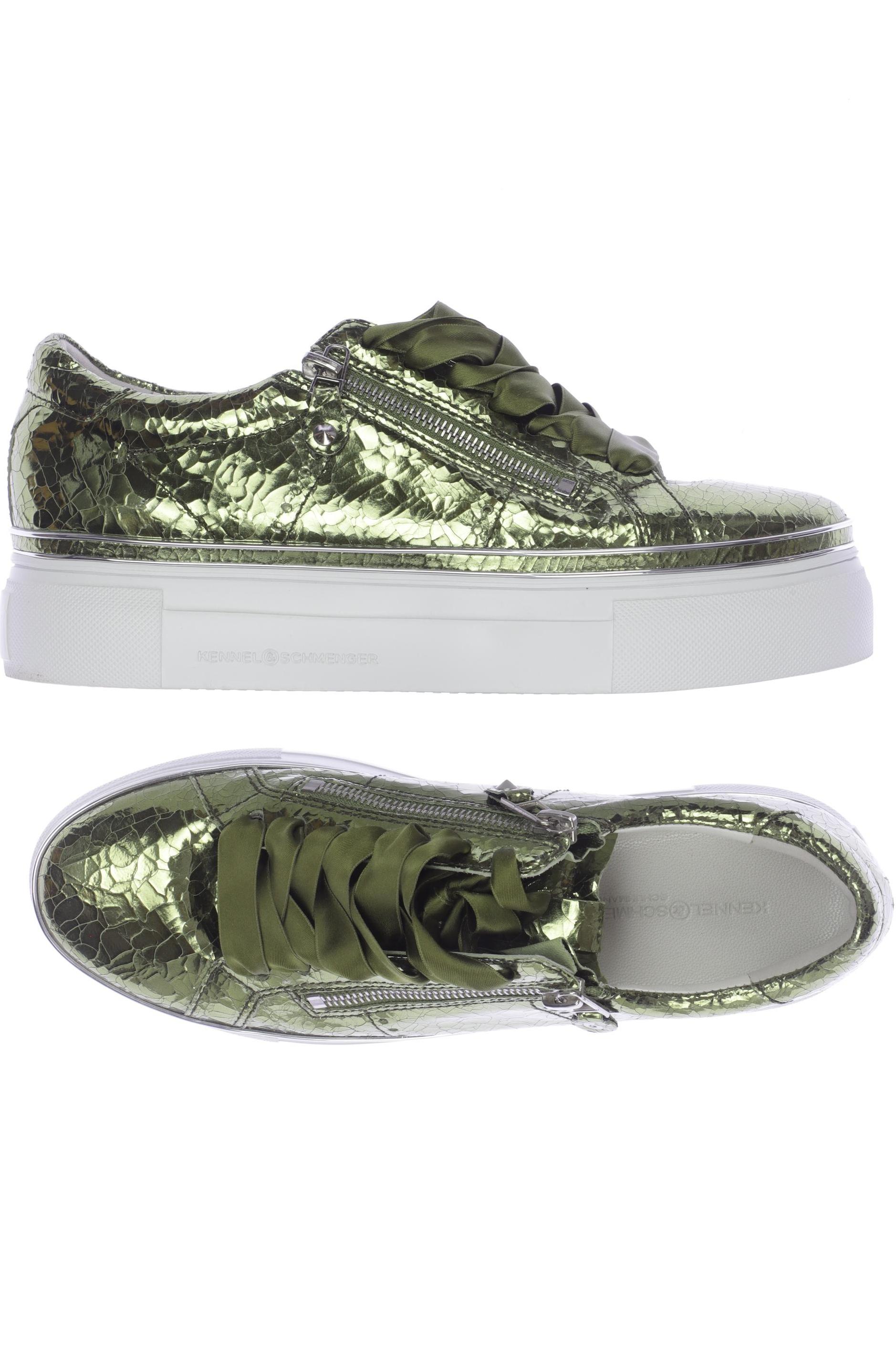 

Kennel & Schmenger Damen Sneakers, grün, Gr. 6.5