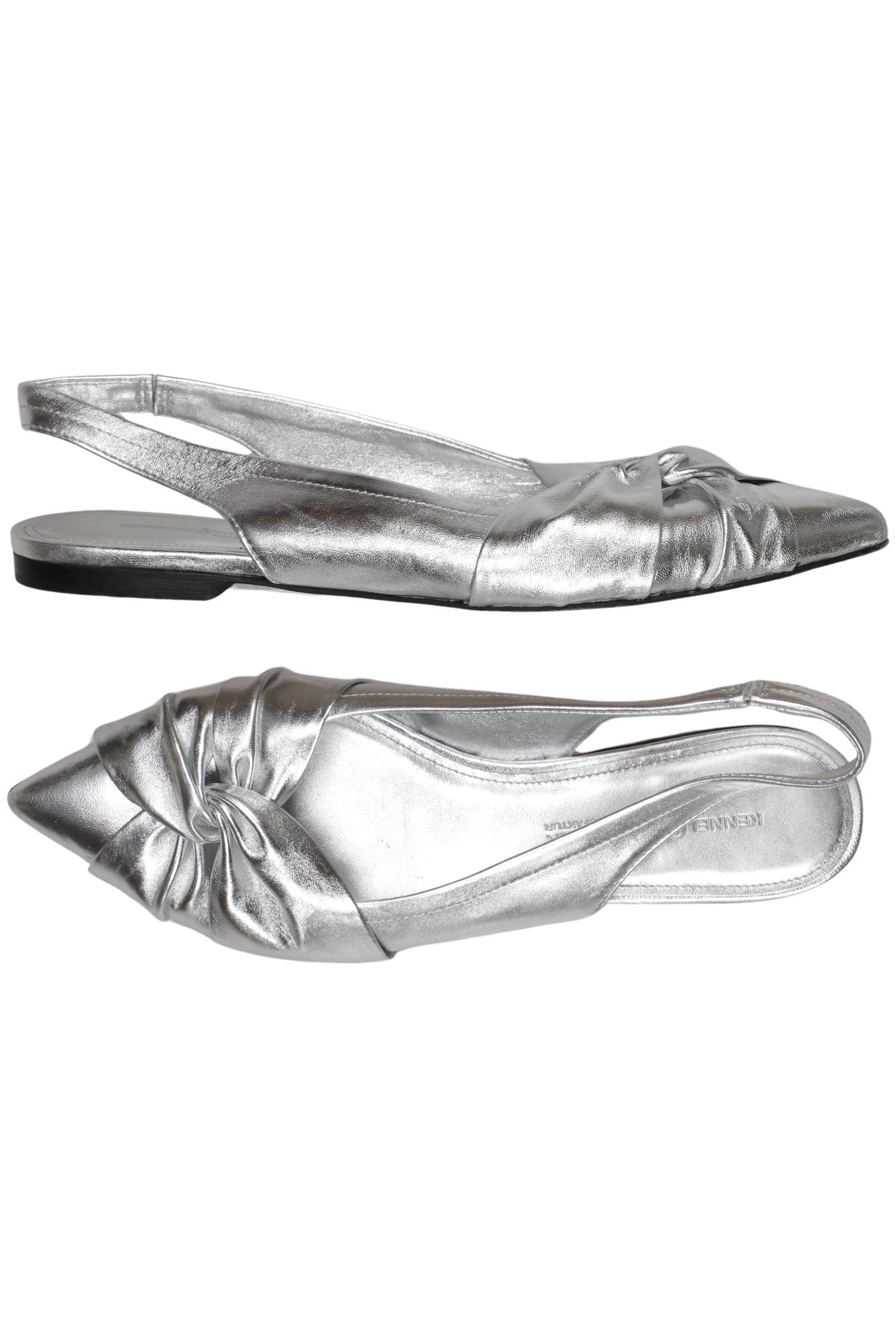 

Kennel & Schmenger Damen Ballerinas, silber, Gr. 6