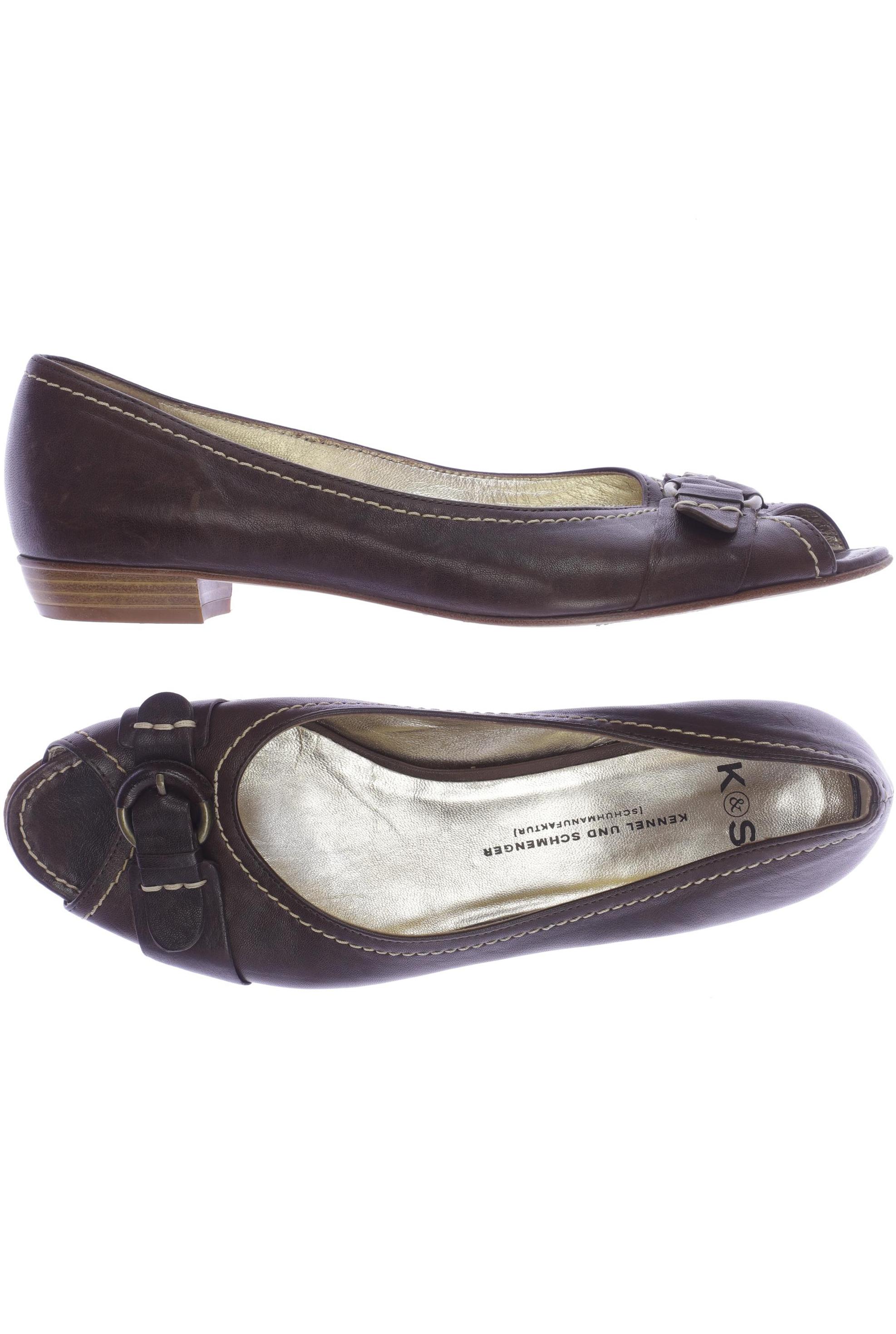 

Kennel & Schmenger Damen Ballerinas, braun, Gr. 8.5