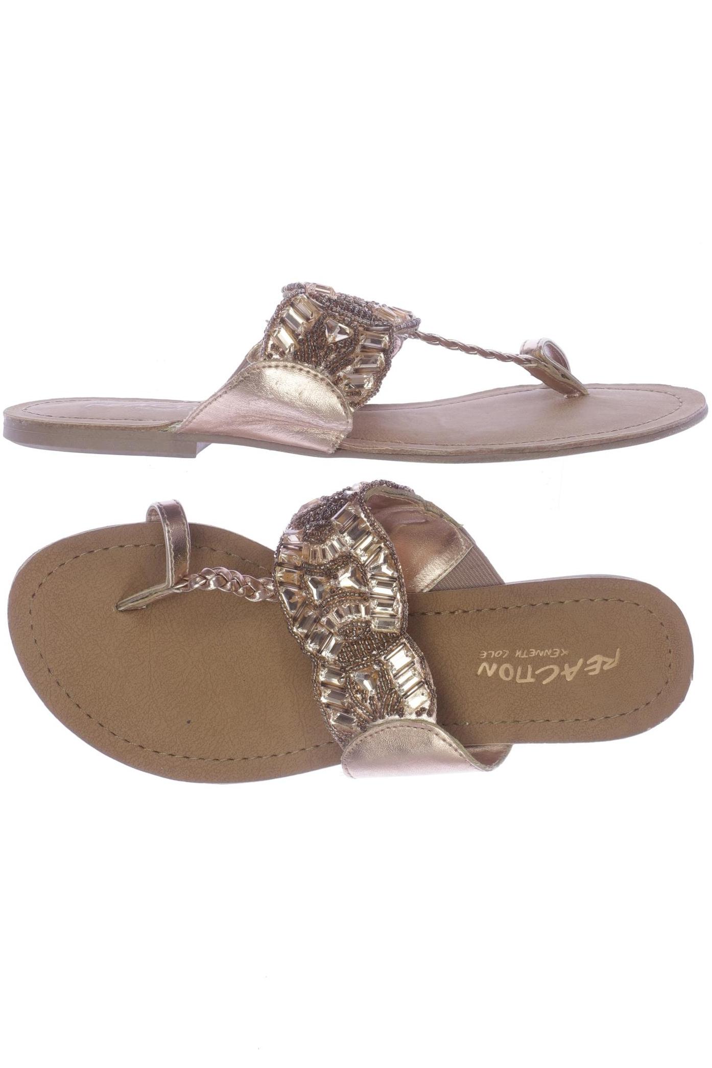 

Kenneth Cole Damen Sandale, gold, Gr. 6.5