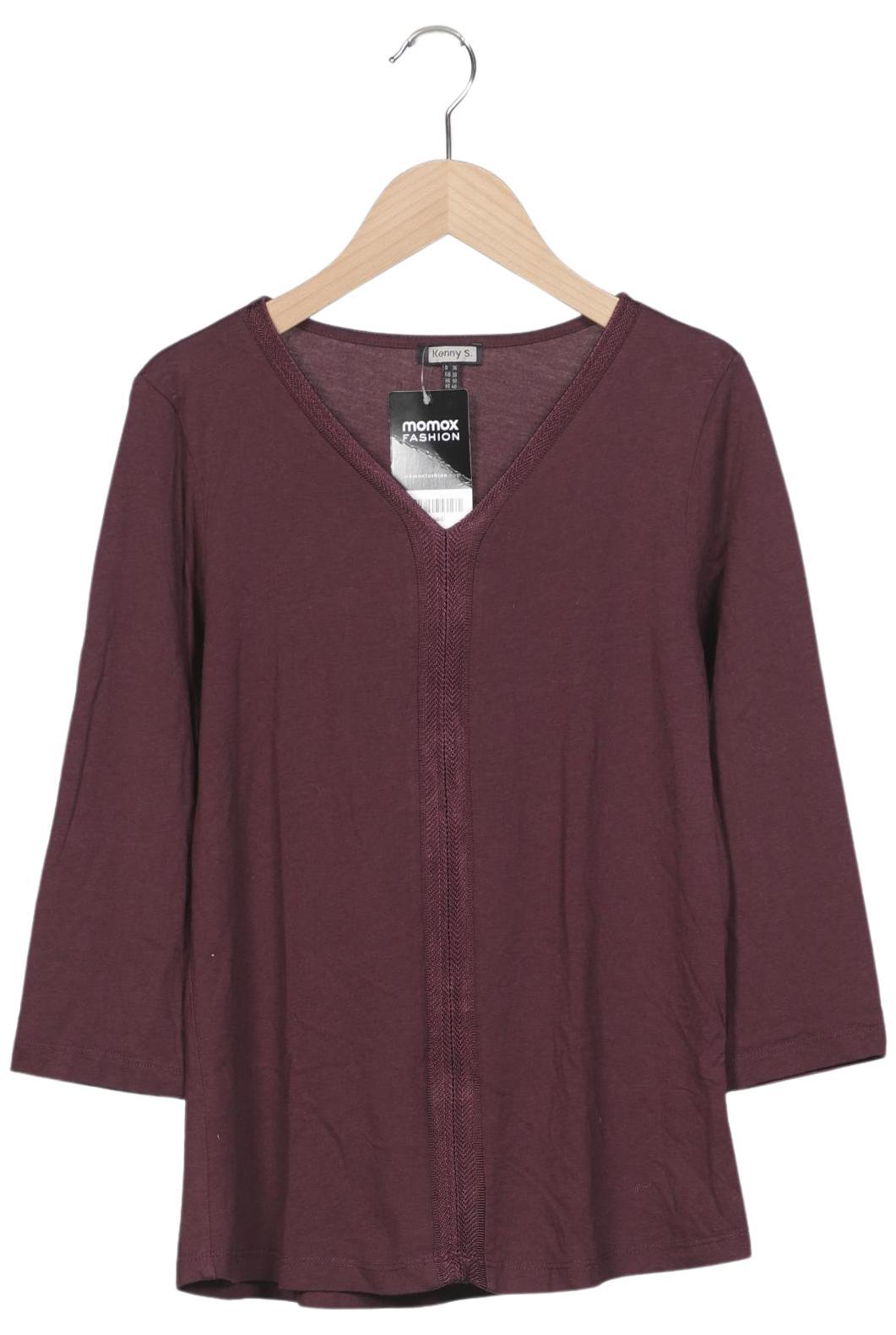

Kenny S. Damen Langarmshirt, bordeaux, Gr. 36