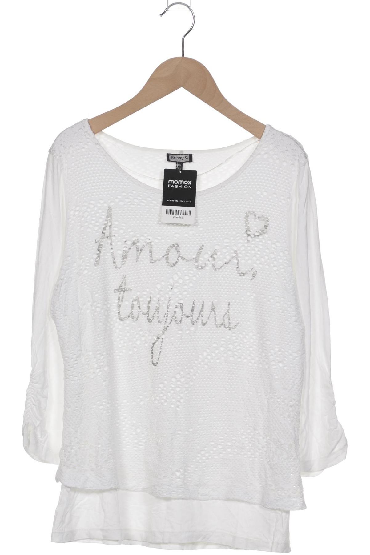 

Kenny S. Damen Langarmshirt, weiß, Gr. 40