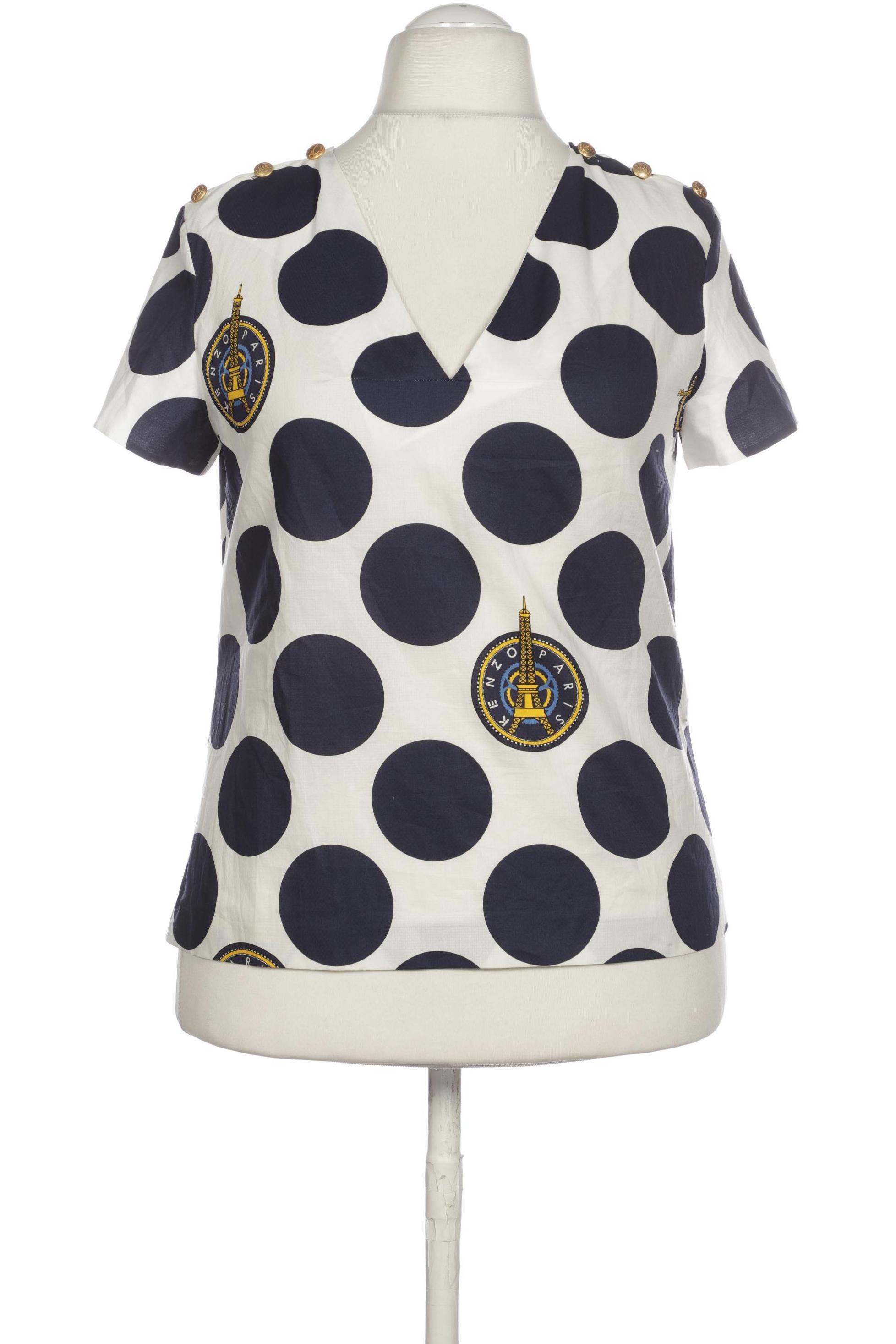 

Kenzo Damen Bluse, weiß, Gr. 44