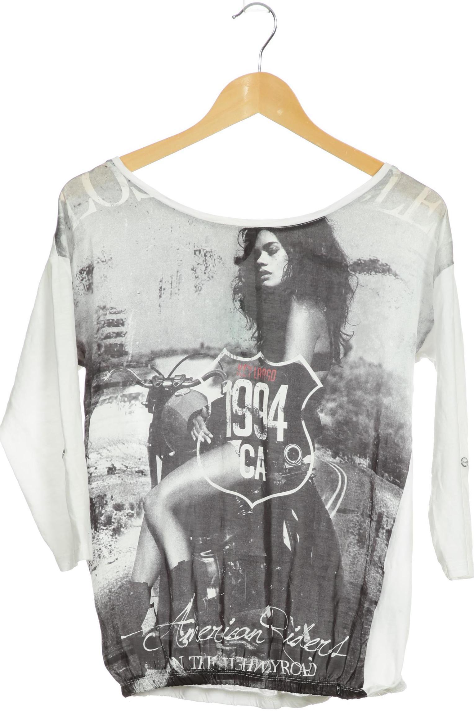 

Key Largo Damen Langarmshirt, weiß, Gr.