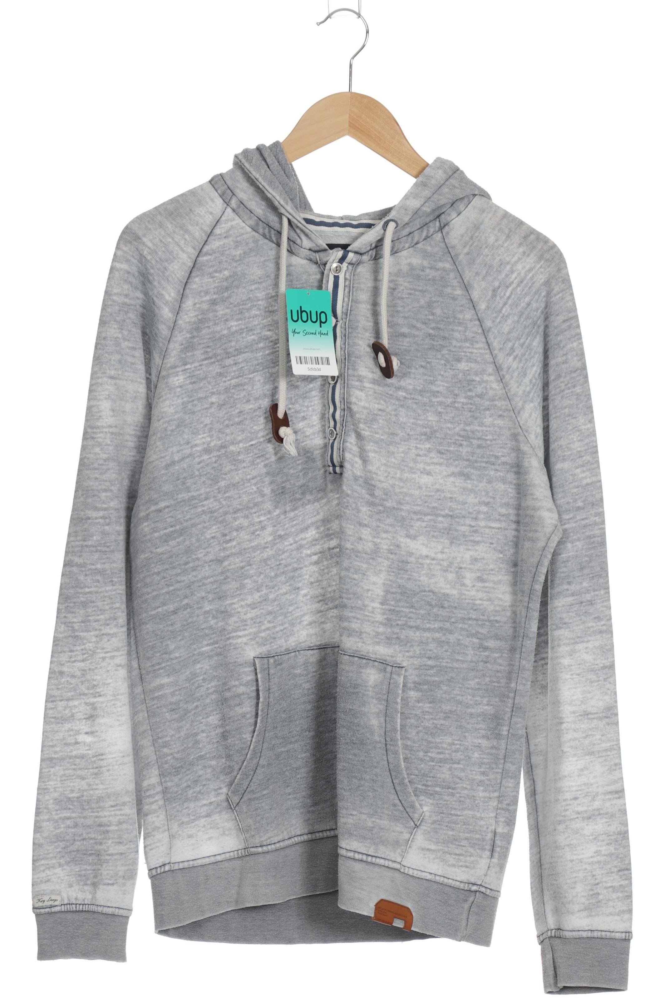 Thumbnail - Key Largo Herren Kapuzenpullover, grau, Gr.