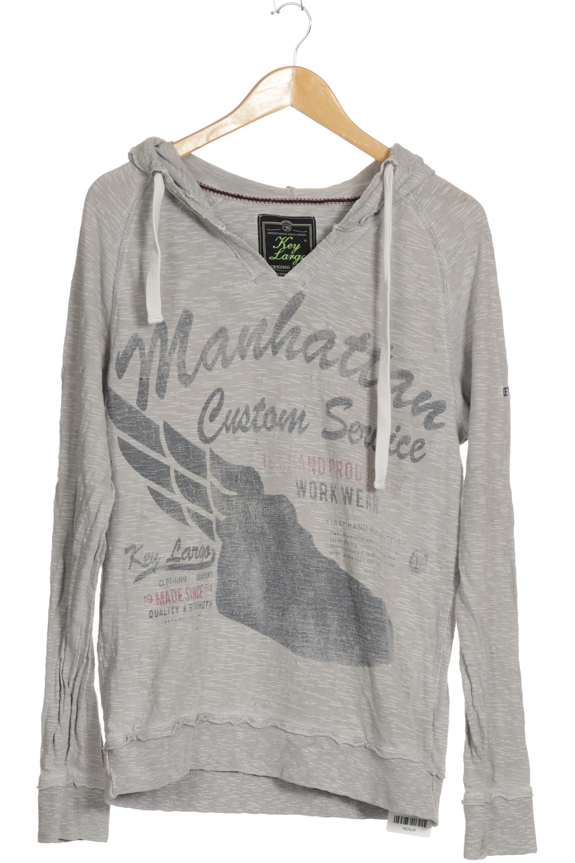 

Key Largo Herren Kapuzenpullover, grau, Gr.