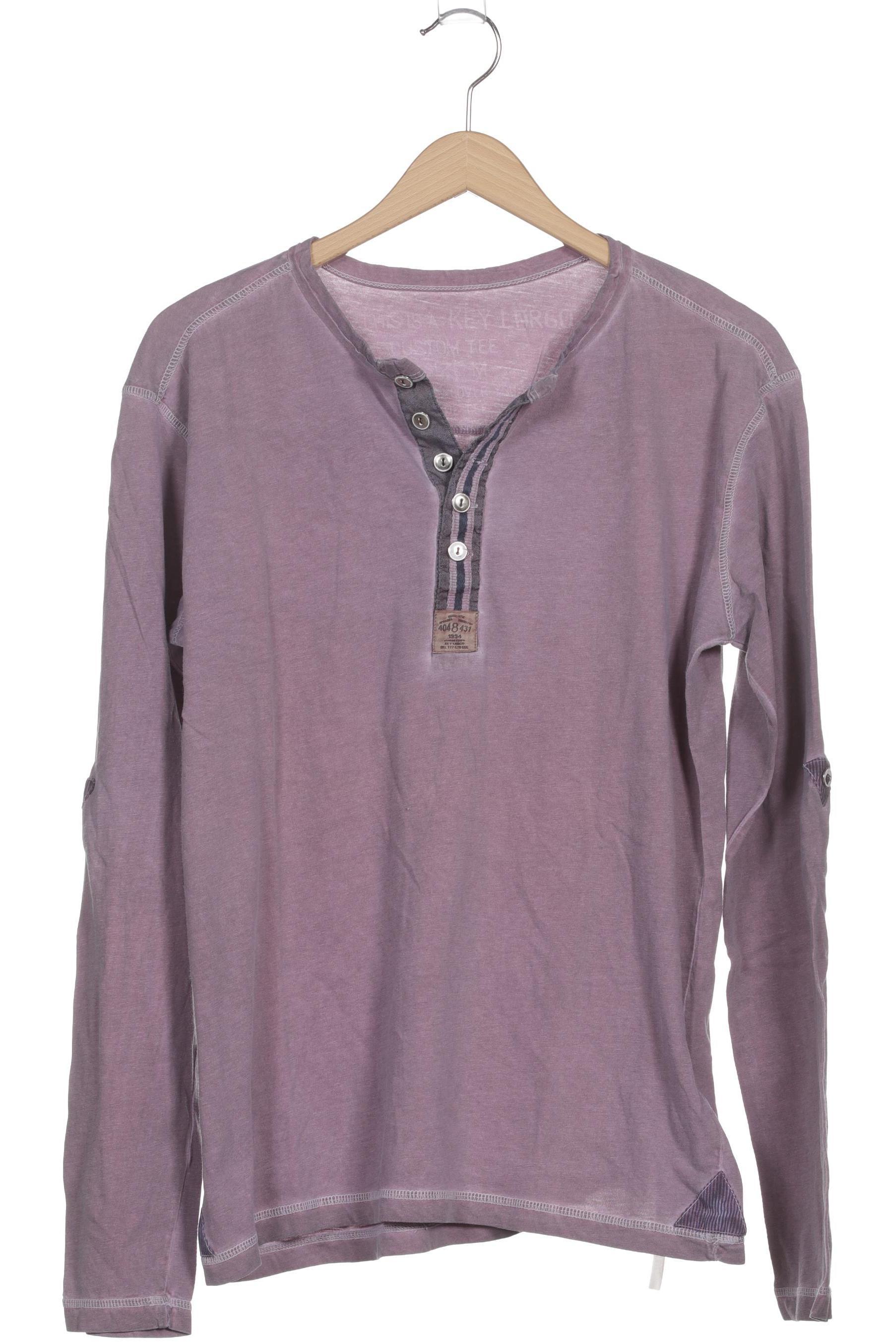 Thumbnail - Key Largo Herren Langarmshirt, lila, Gr.
