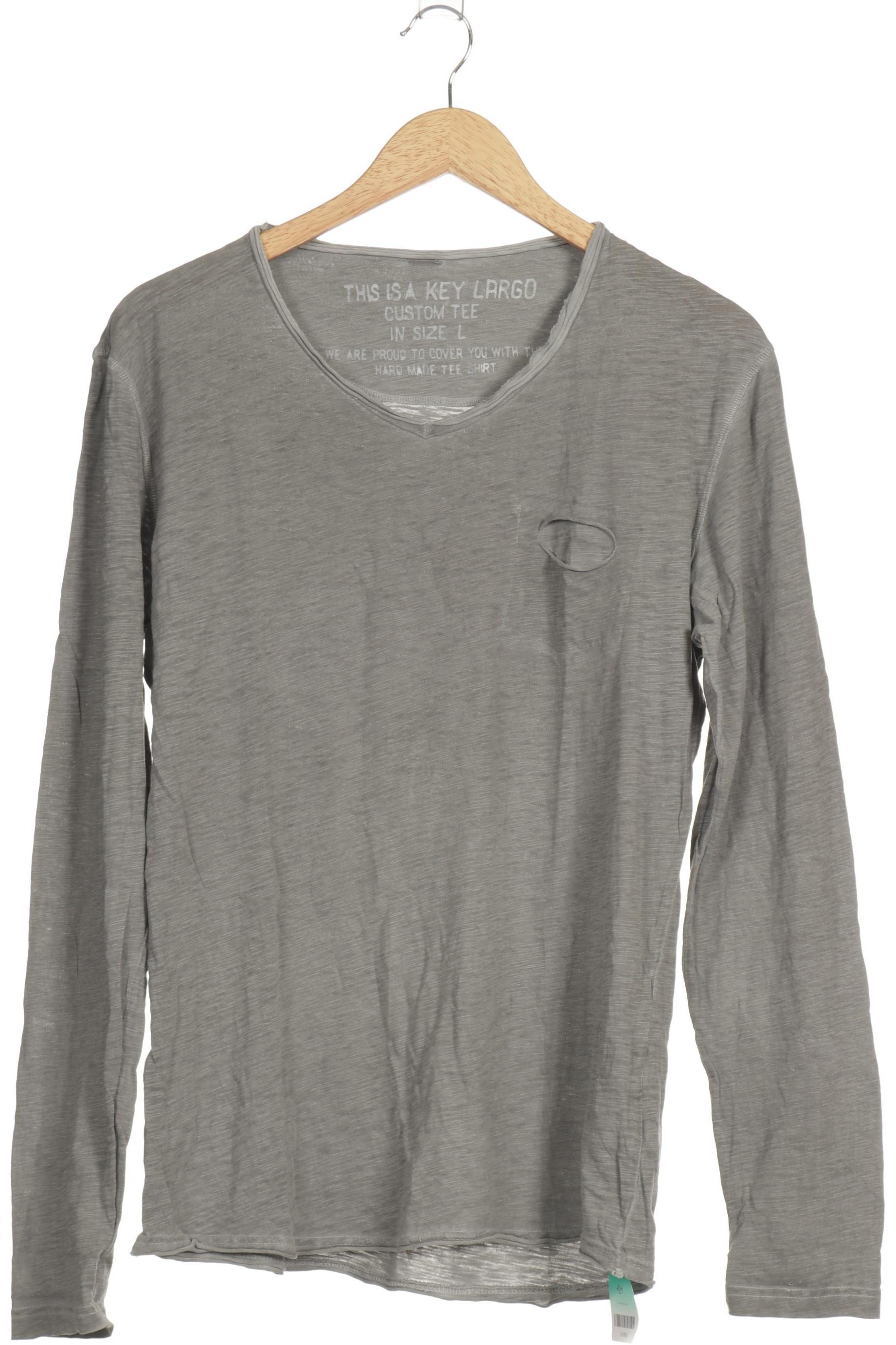 Thumbnail - Key Largo Herren Langarmshirt, grau, Gr.