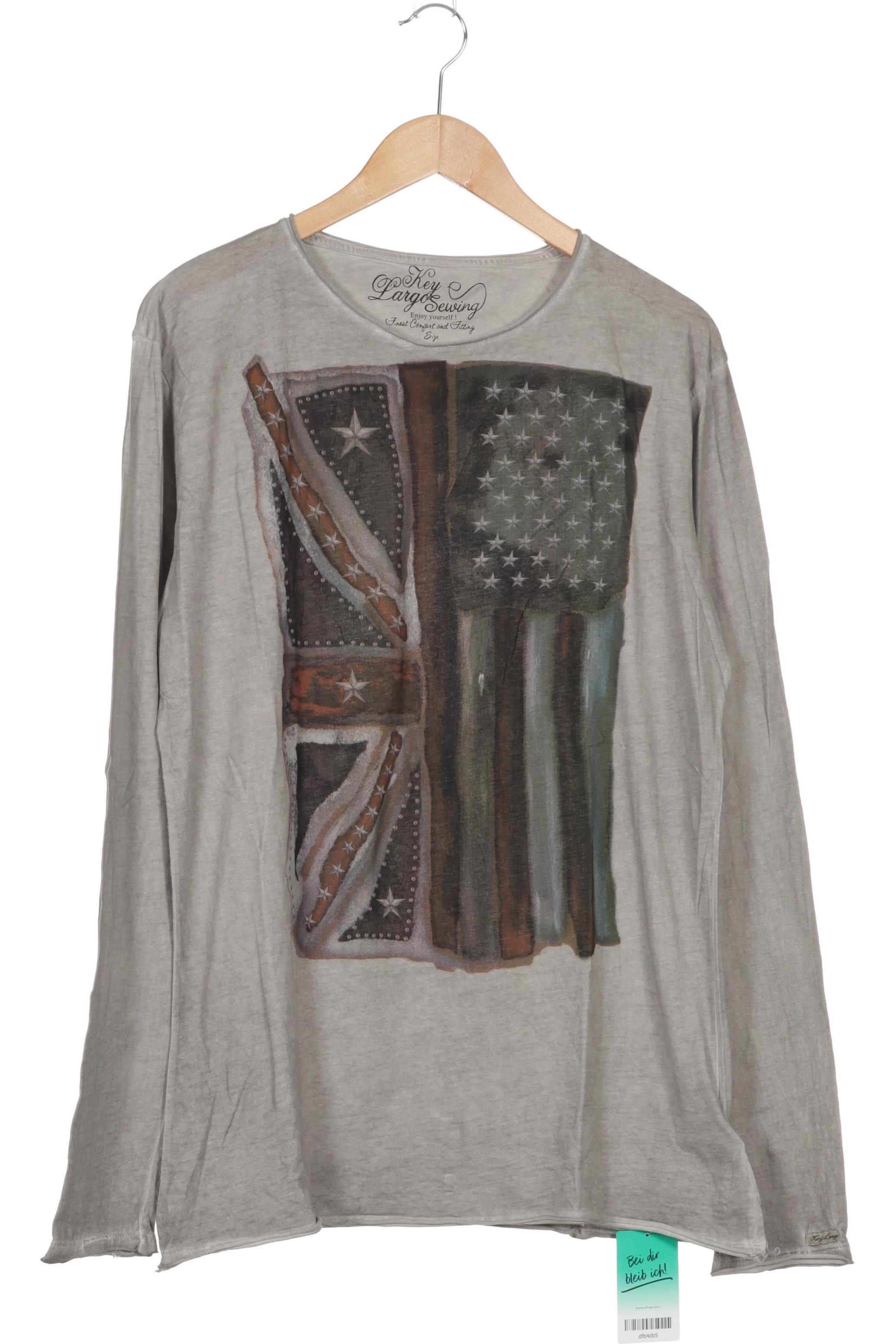 

Key Largo Herren Langarmshirt, grau, Gr.