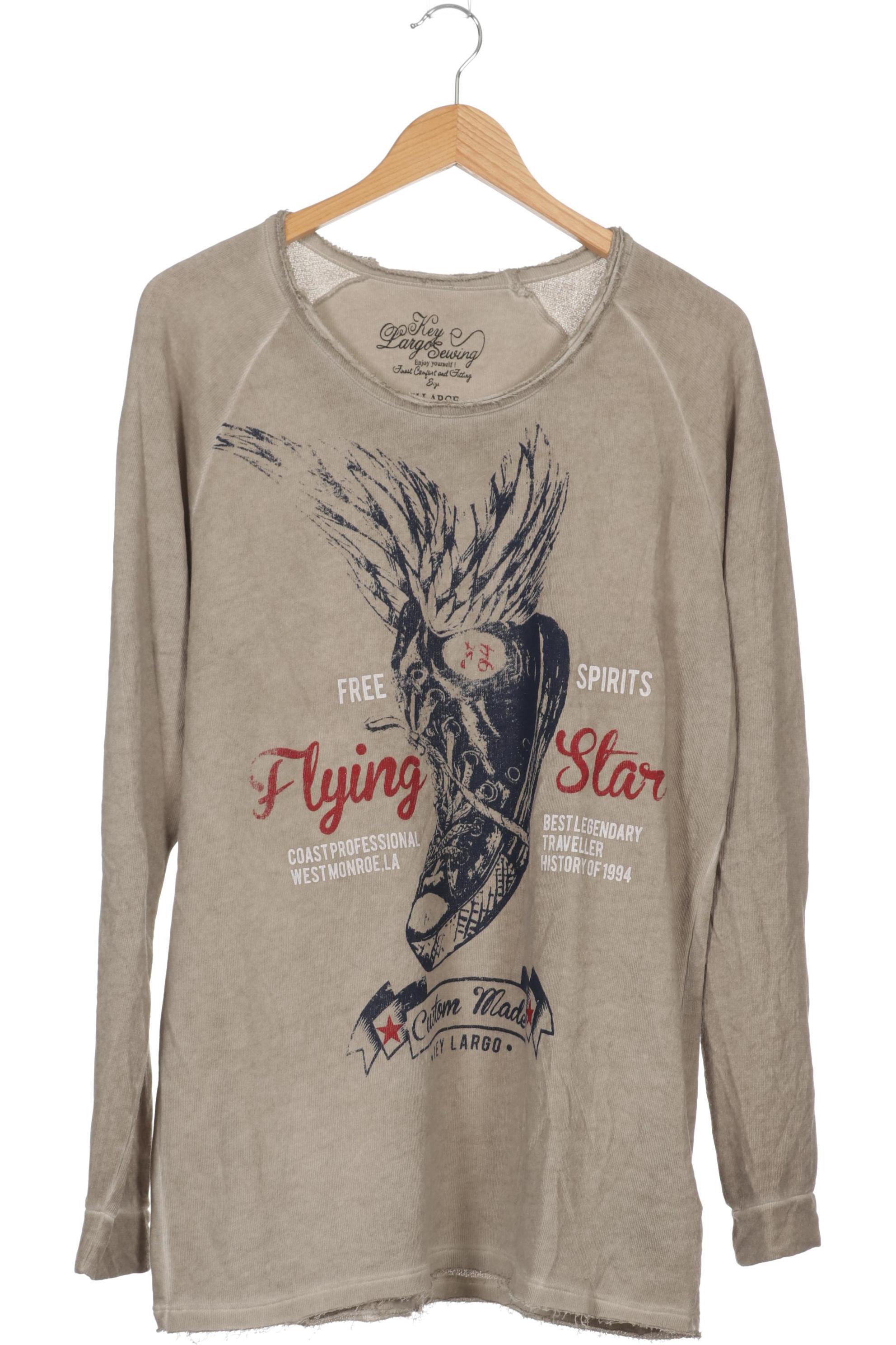 Thumbnail - Key Largo Herren Langarmshirt, grau, Gr.