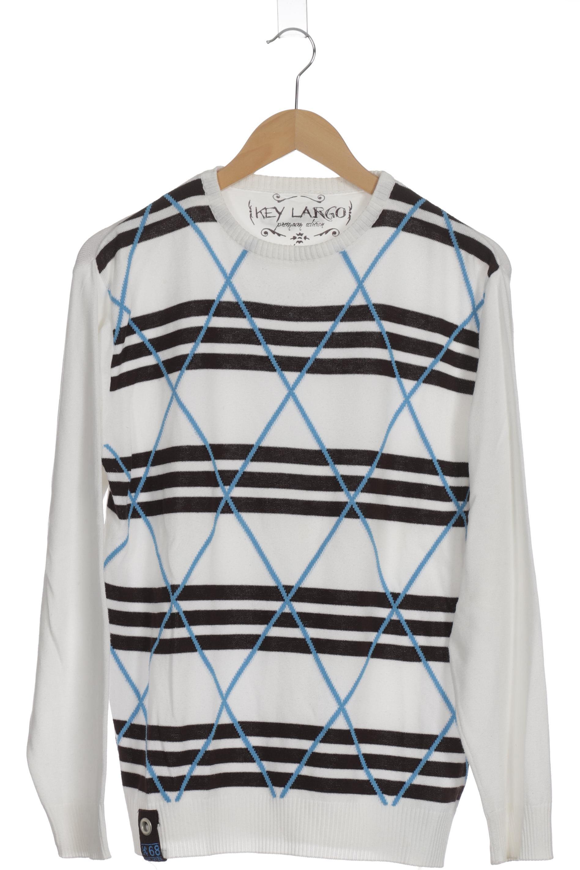 Thumbnail - Key Largo Herren Pullover, weiß, Gr.