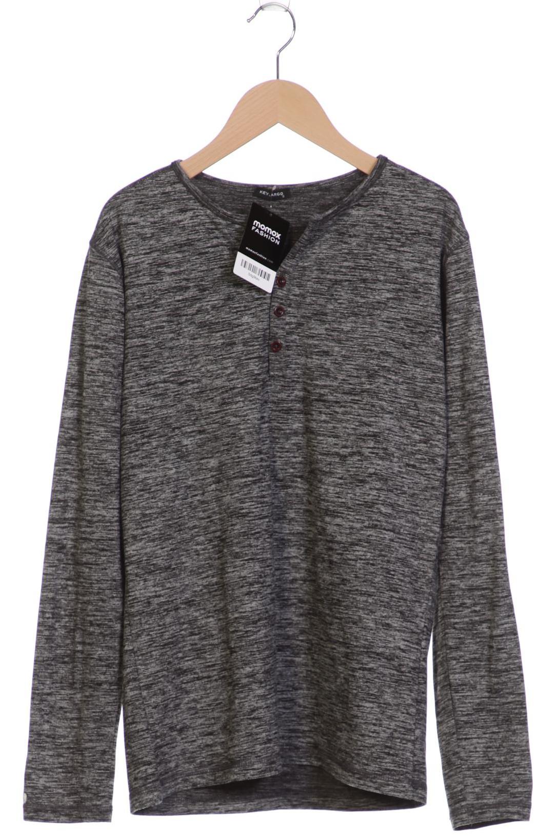 

Key Largo Herren Langarmshirt, grau, Gr. 46
