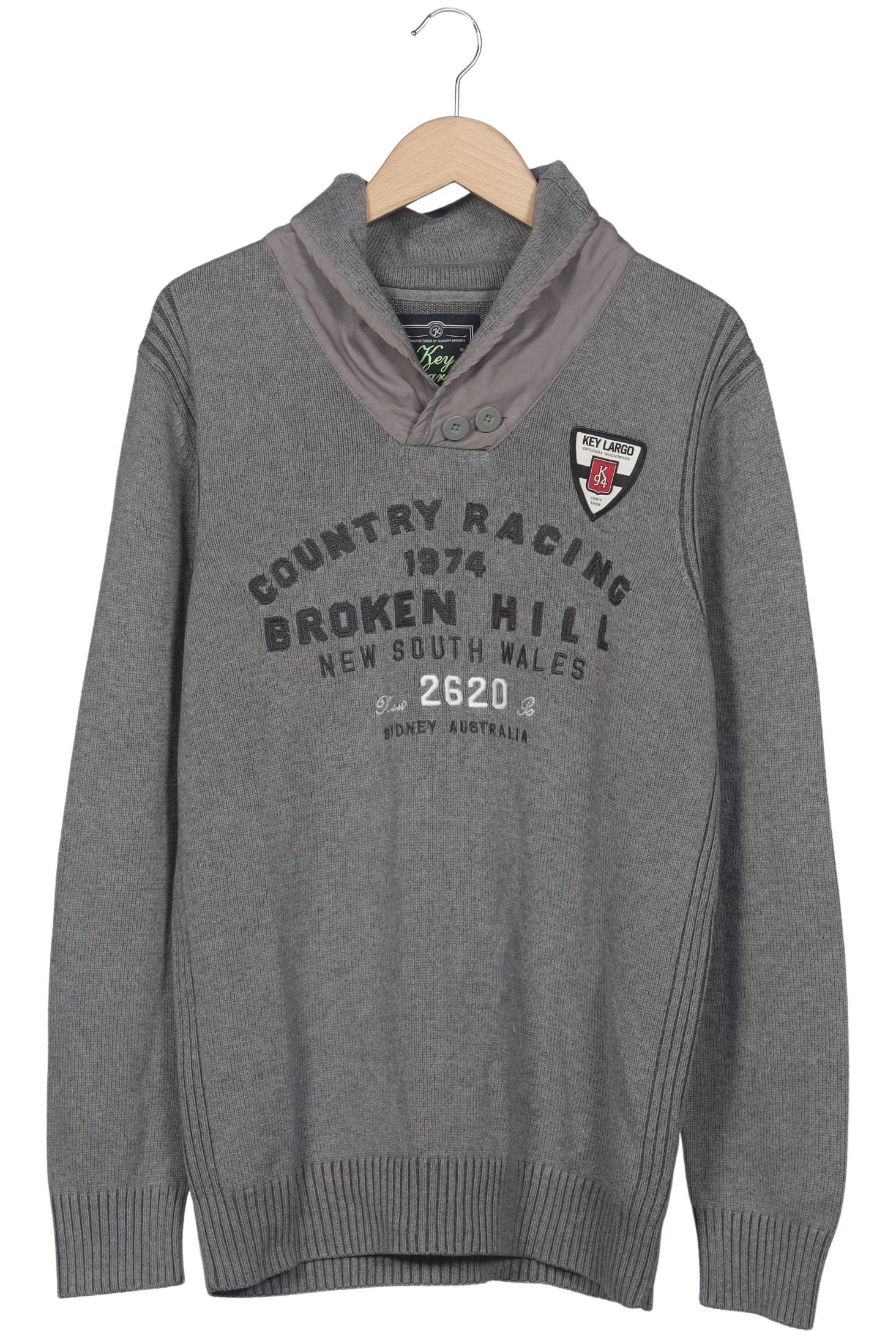 Thumbnail - Key Largo Herren Pullover, grau, Gr. 56