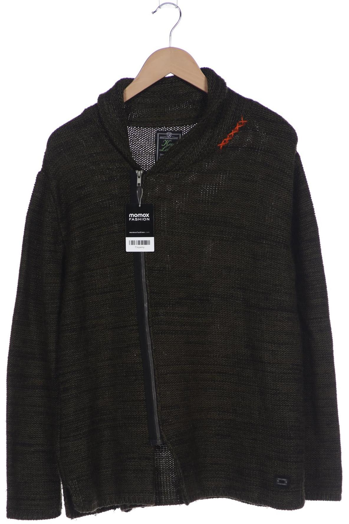 

Key Largo Herren Strickjacke, grün, Gr. 48