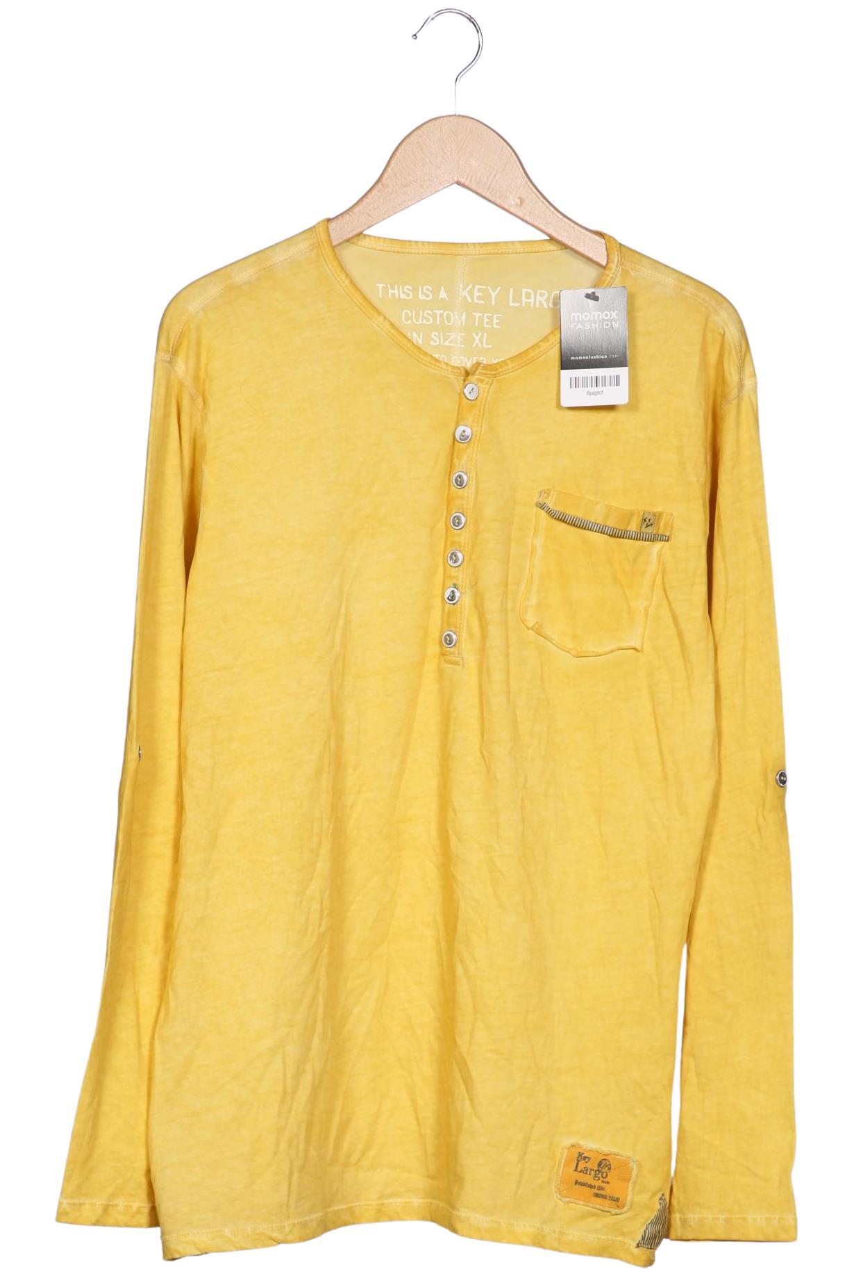 Thumbnail - Key Largo Herren Langarmshirt, gelb, Gr. 54