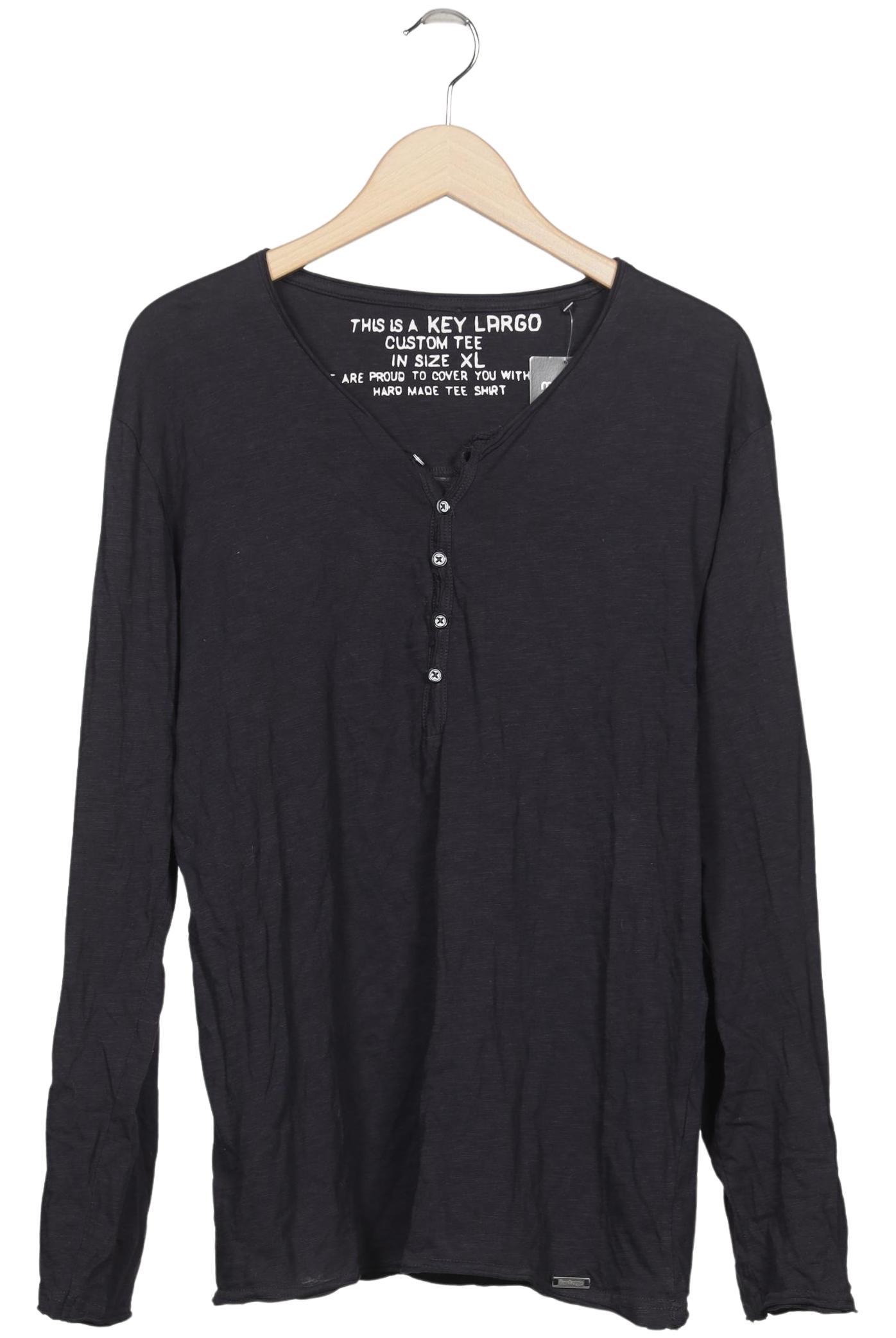 Thumbnail - Key Largo Herren Langarmshirt, marineblau, Gr. 54