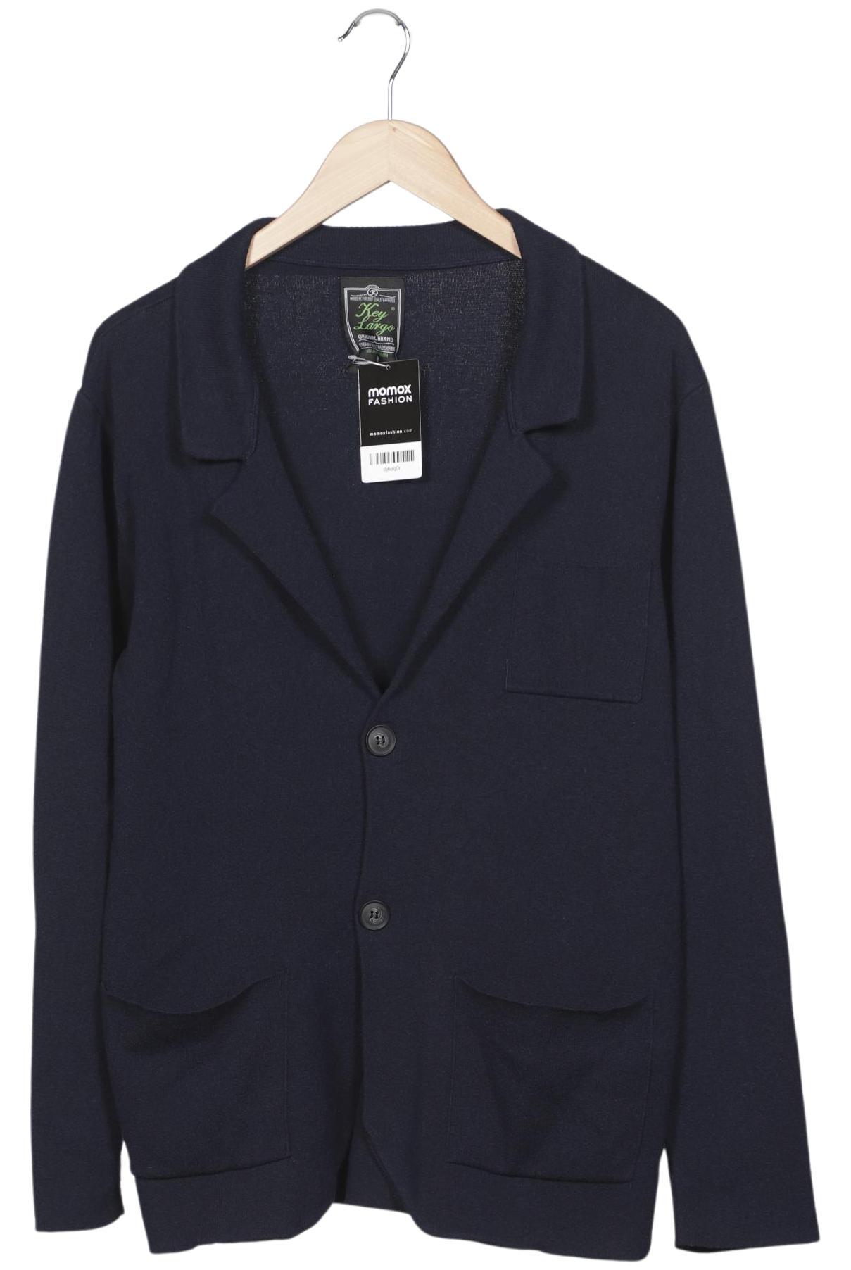 

Key Largo Herren Strickjacke, marineblau, Gr. 48