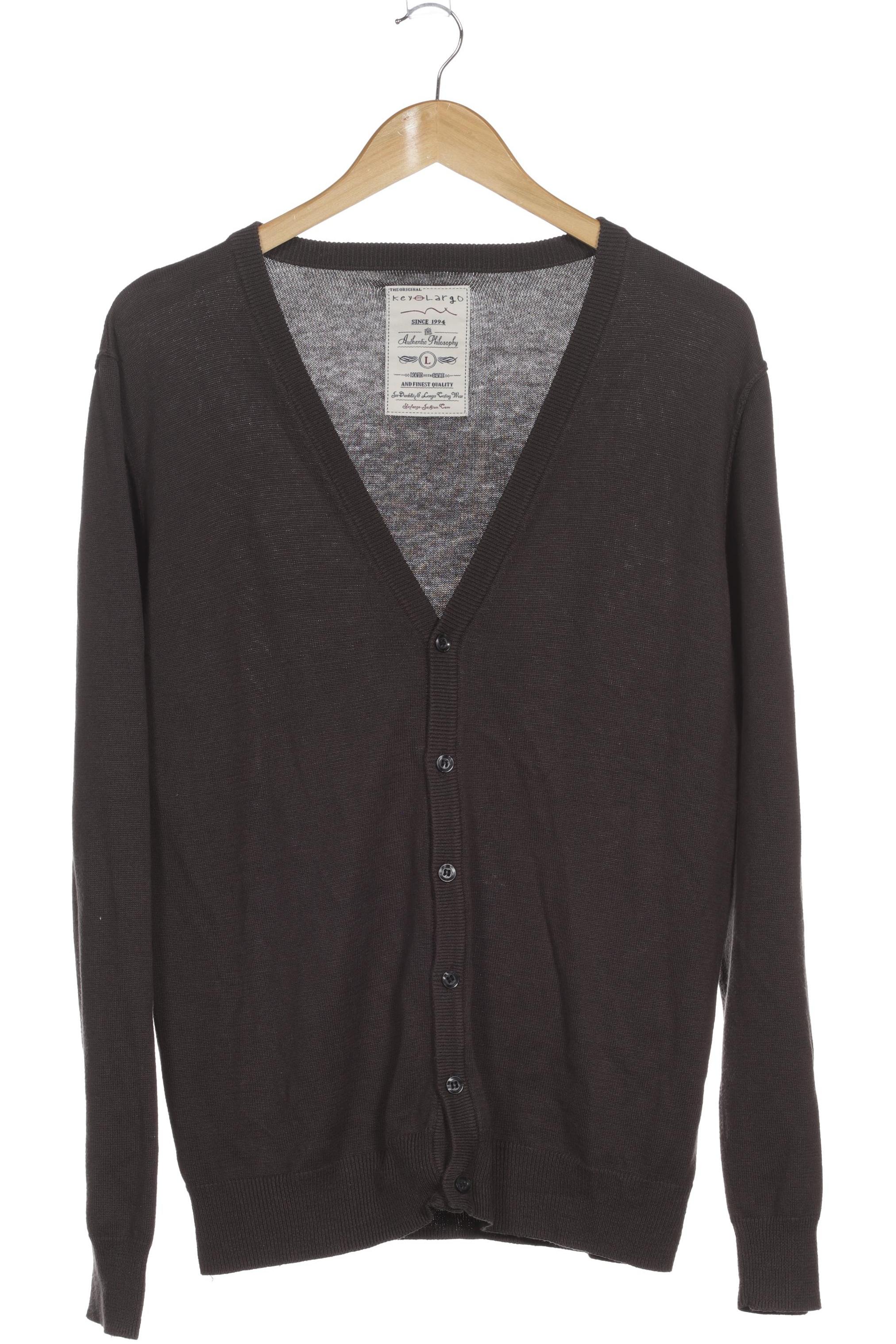 

Key Largo Herren Strickjacke, grau, Gr. 52