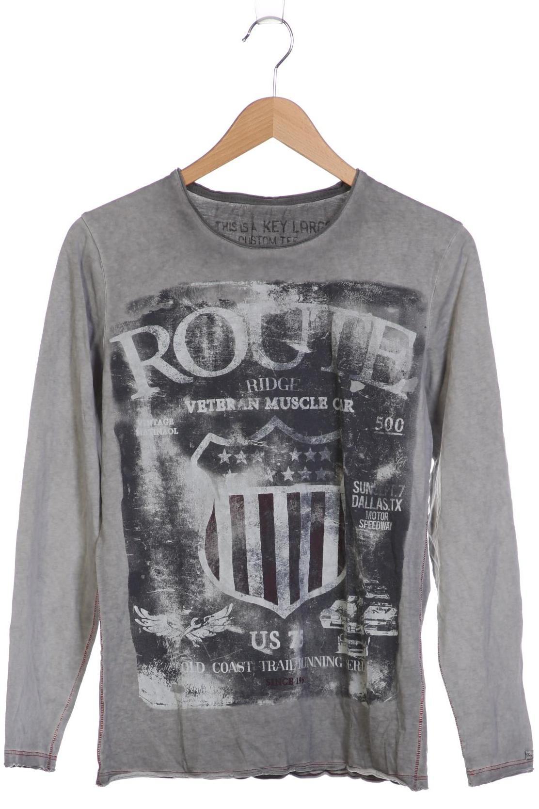 

Key Largo Herren Langarmshirt, grau, Gr. 48