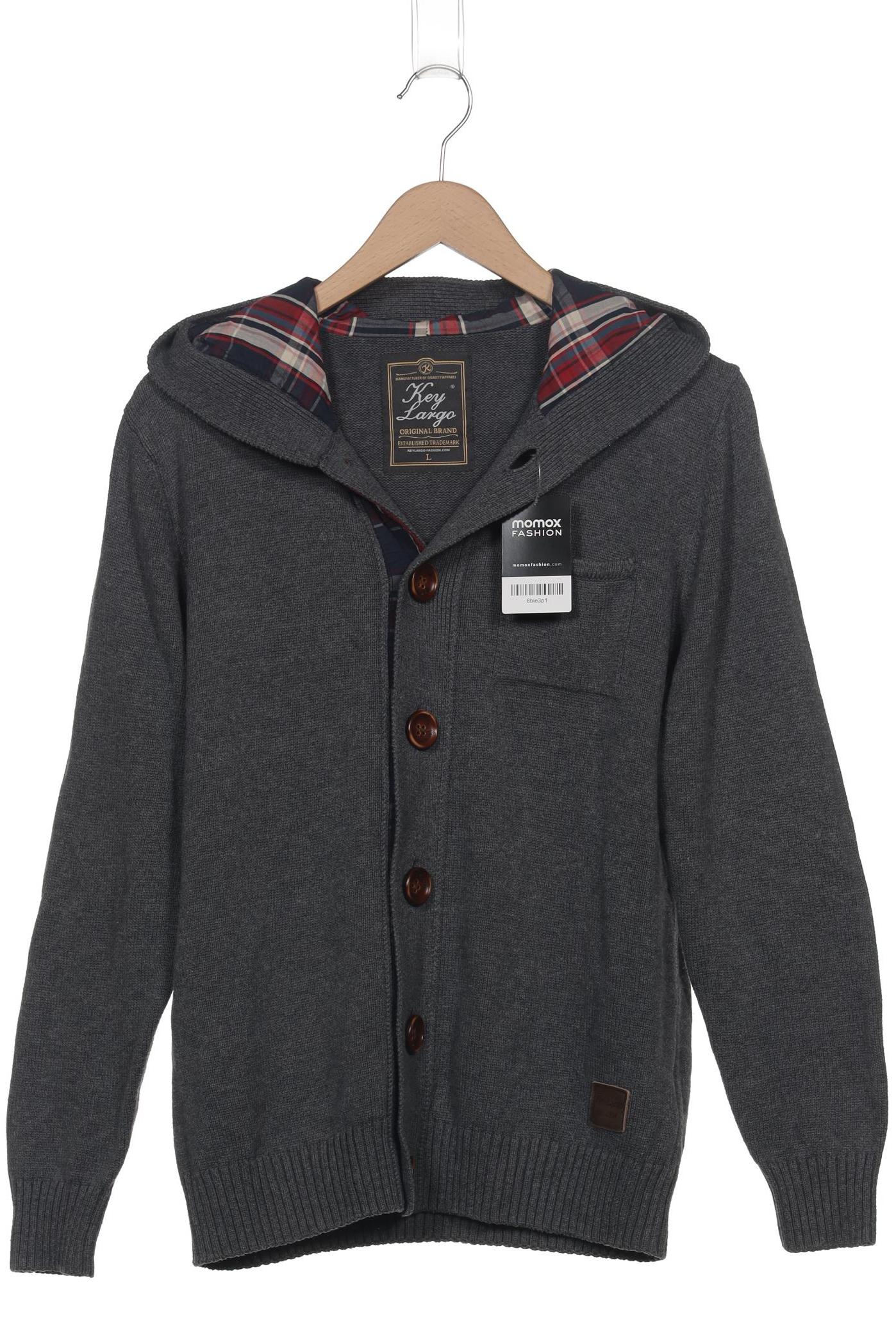 

Key Largo Herren Kapuzenpullover, grau, Gr. 52