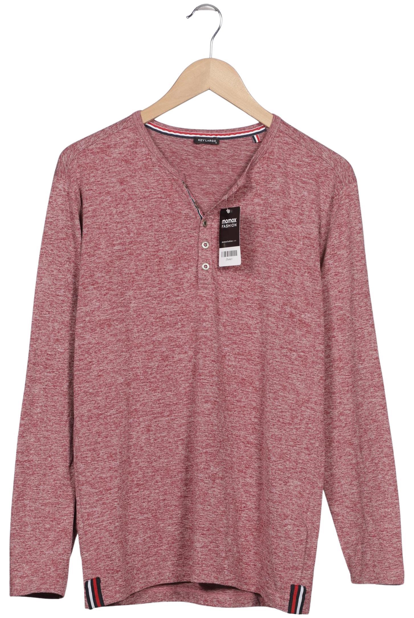 Thumbnail - Key Largo Herren Langarmshirt, rot, Gr. 46