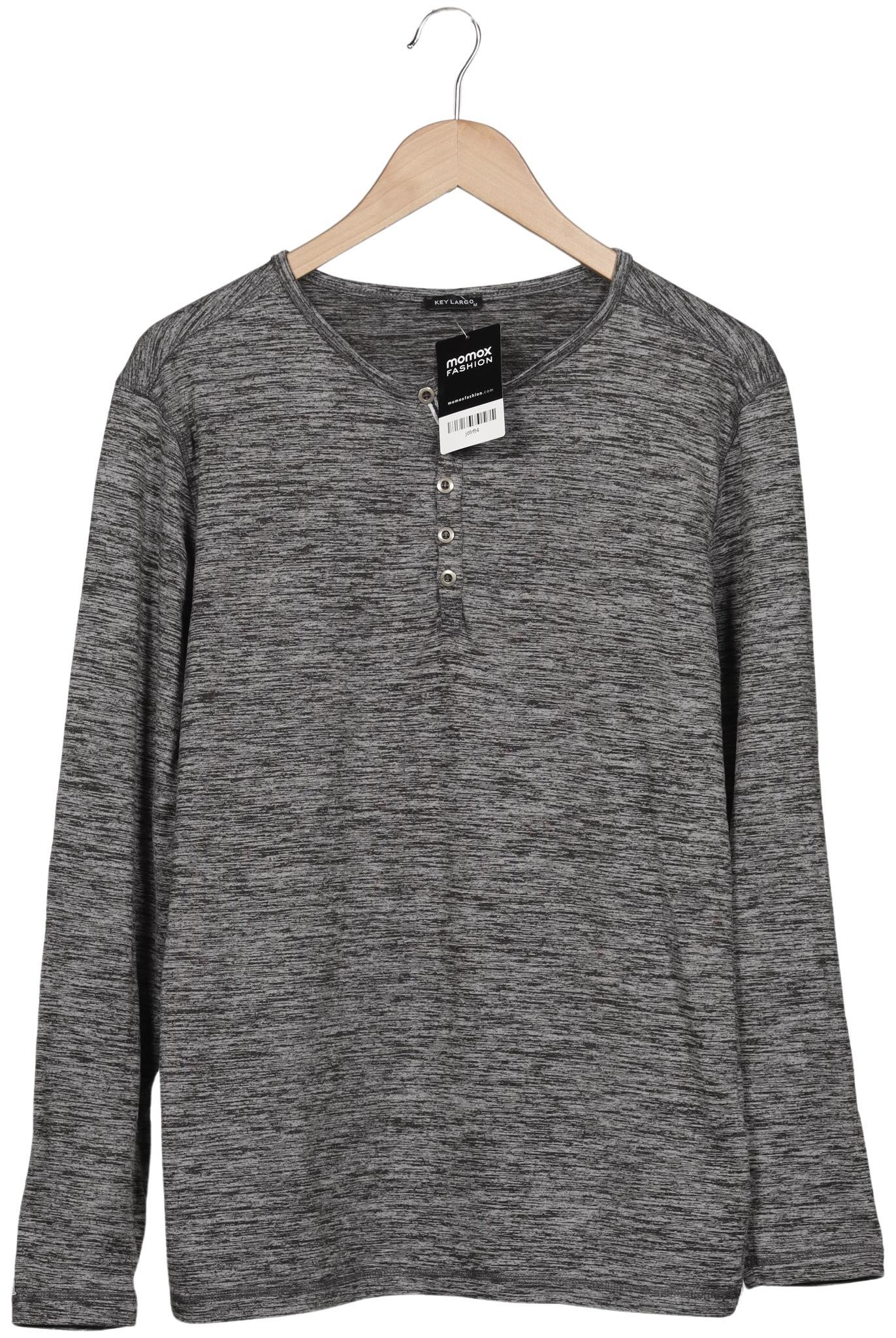 Thumbnail - Key Largo Herren Langarmshirt, grau, Gr. 48