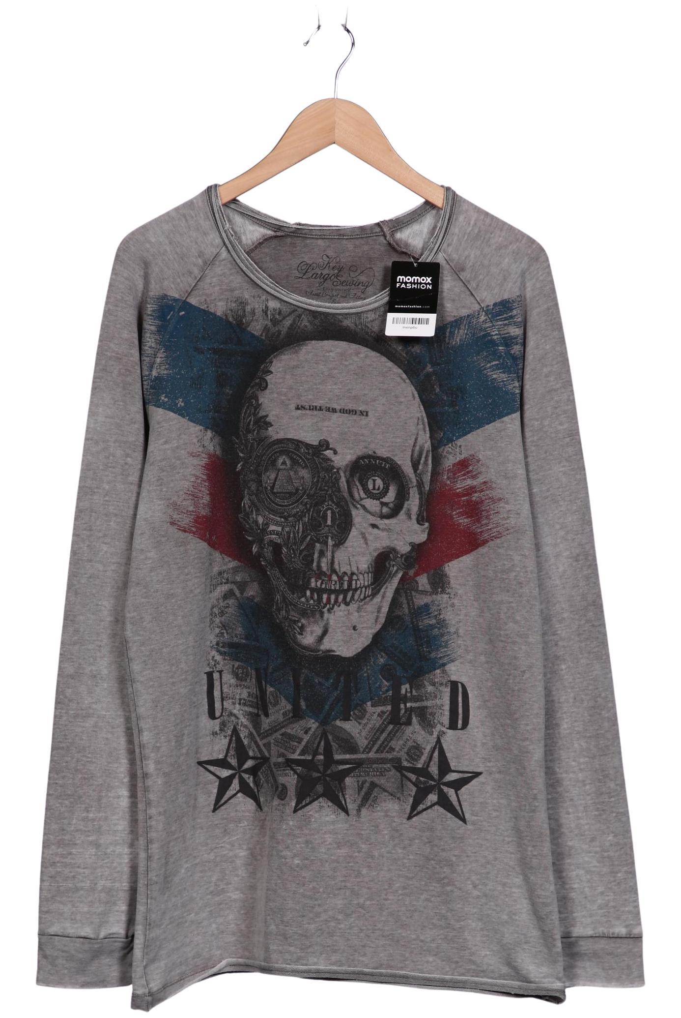 Thumbnail - Key Largo Herren Langarmshirt, grau, Gr. 56