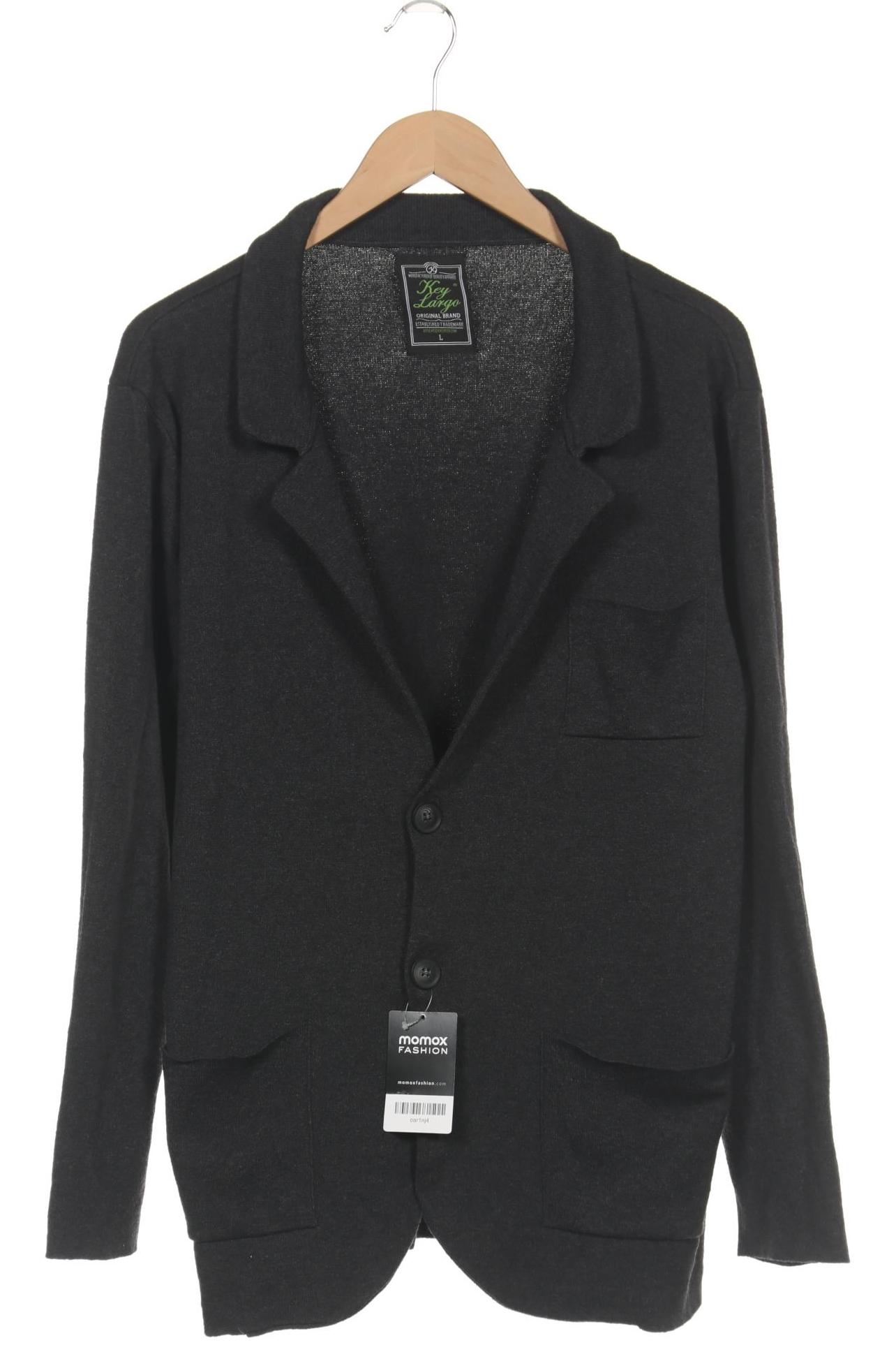 

Key Largo Herren Strickjacke, grau, Gr. 52