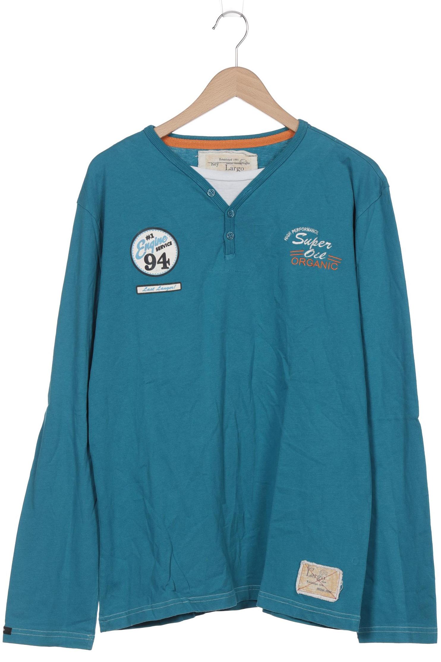 

Key Largo Herren Langarmshirt, türkis, Gr. 54