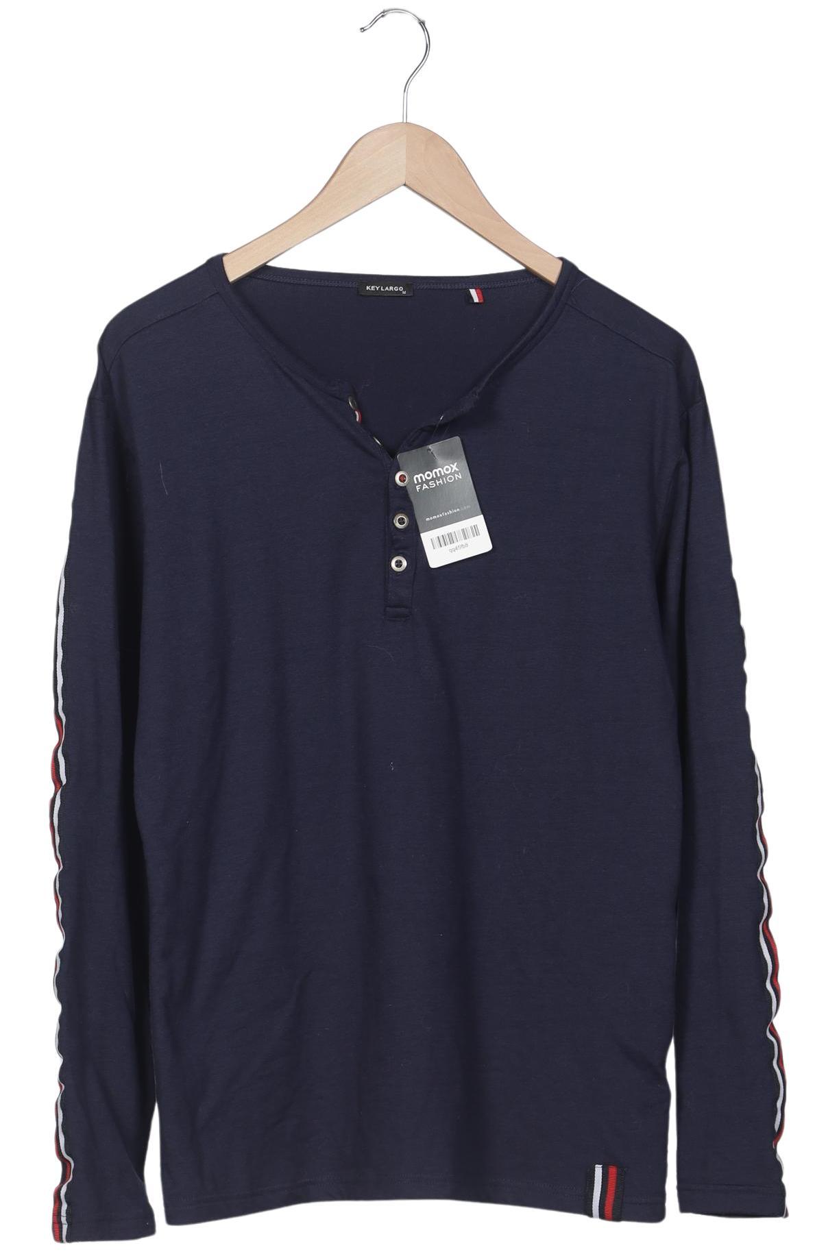 Thumbnail - Key Largo Herren Langarmshirt, marineblau, Gr. 48