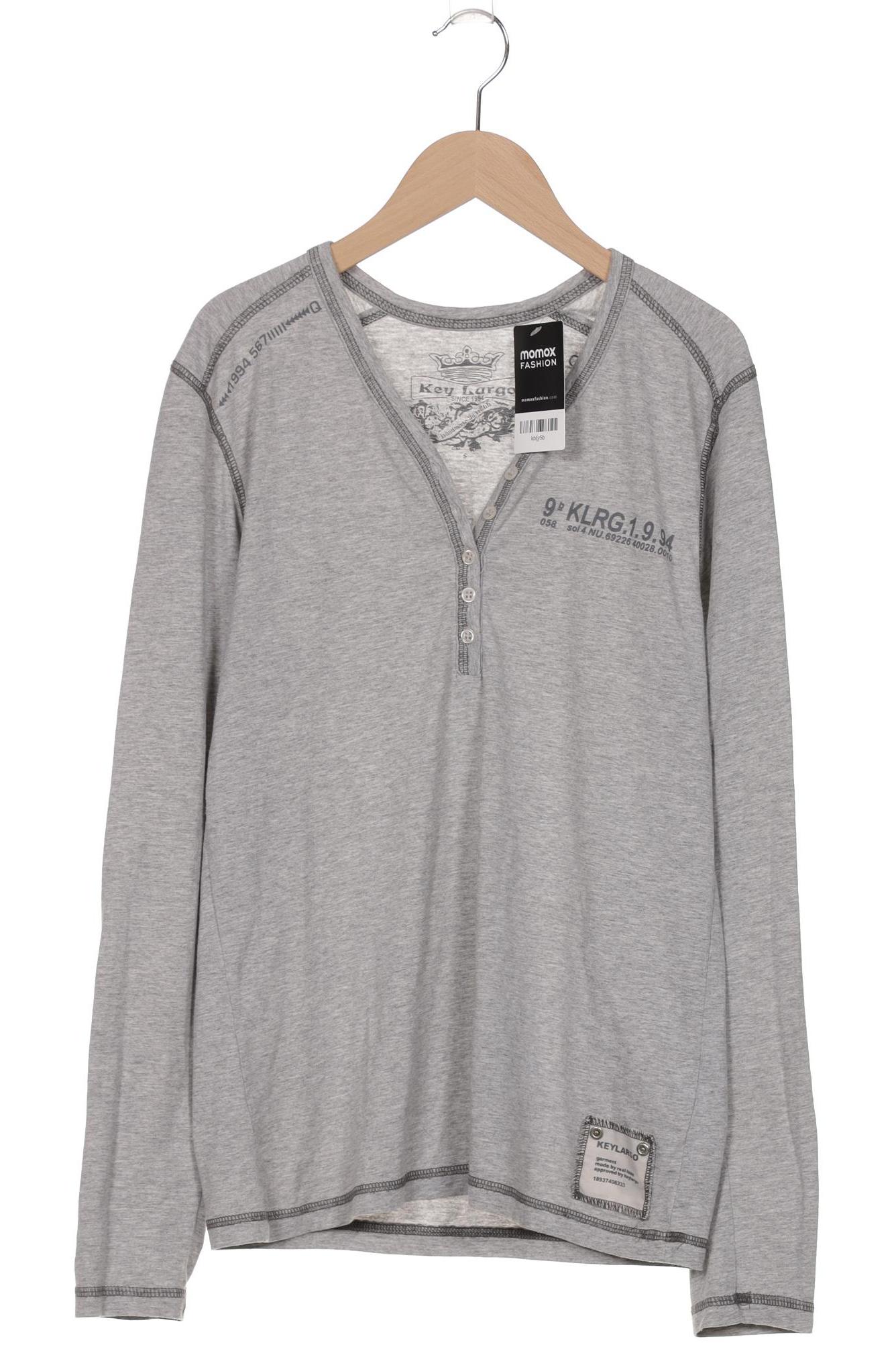 

Key Largo Herren Langarmshirt, grau, Gr. 46