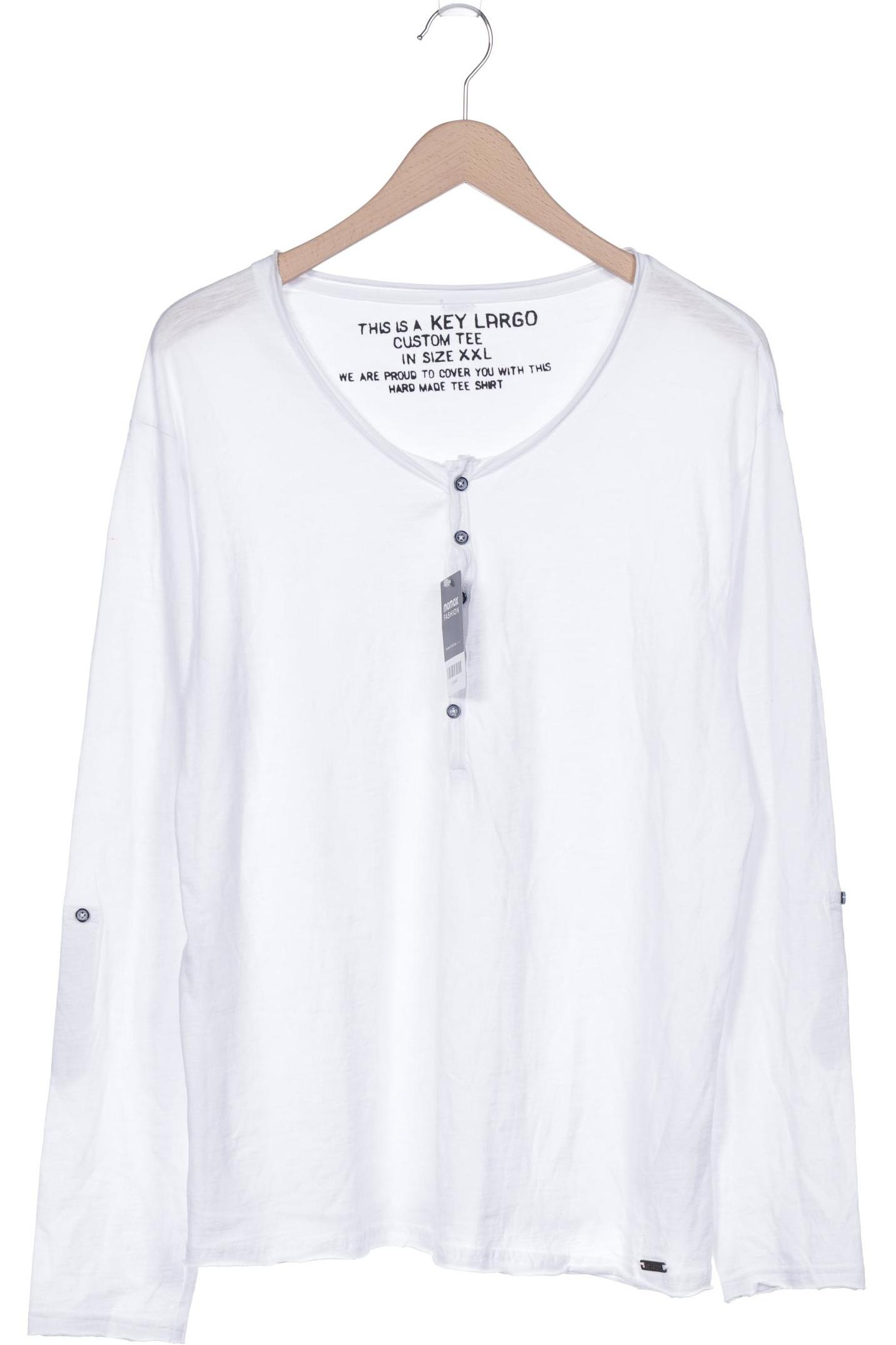 

Key Largo Herren Langarmshirt, weiß