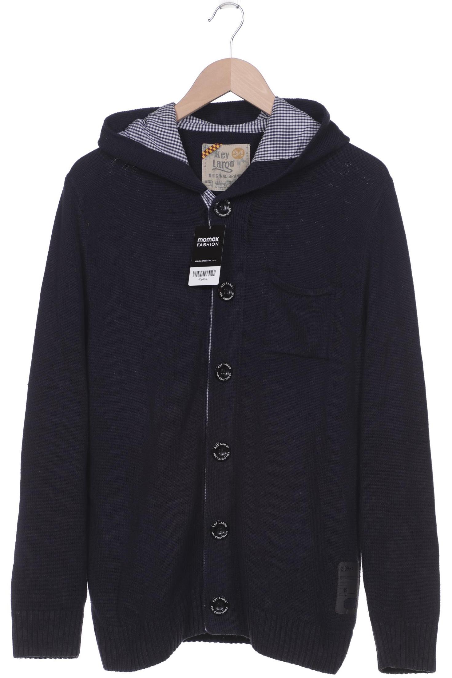 

Key Largo Herren Strickjacke, marineblau, Gr. 54