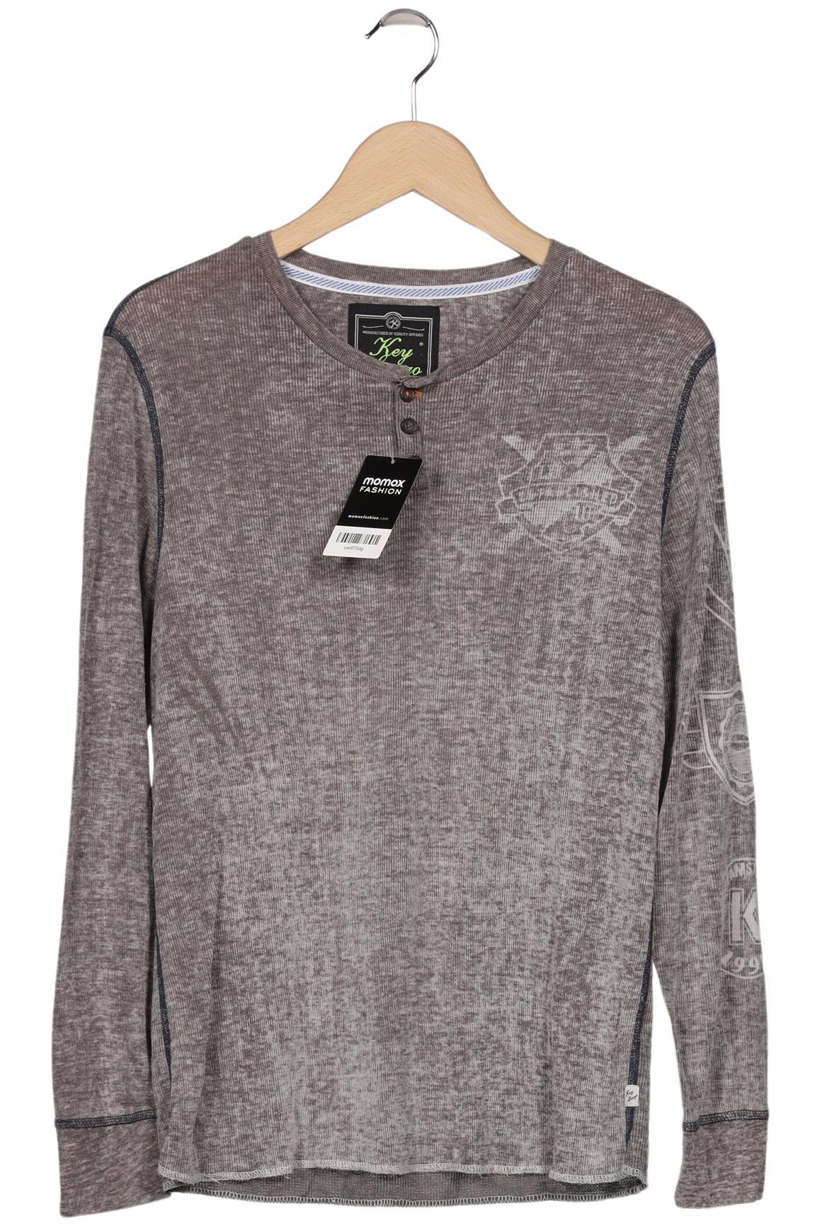 

Key Largo Herren Langarmshirt, grau, Gr. 46