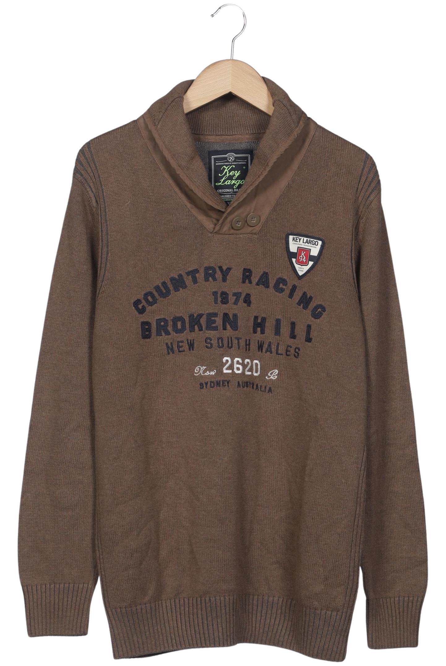 Thumbnail - Key Largo Herren Pullover, braun, Gr. 56