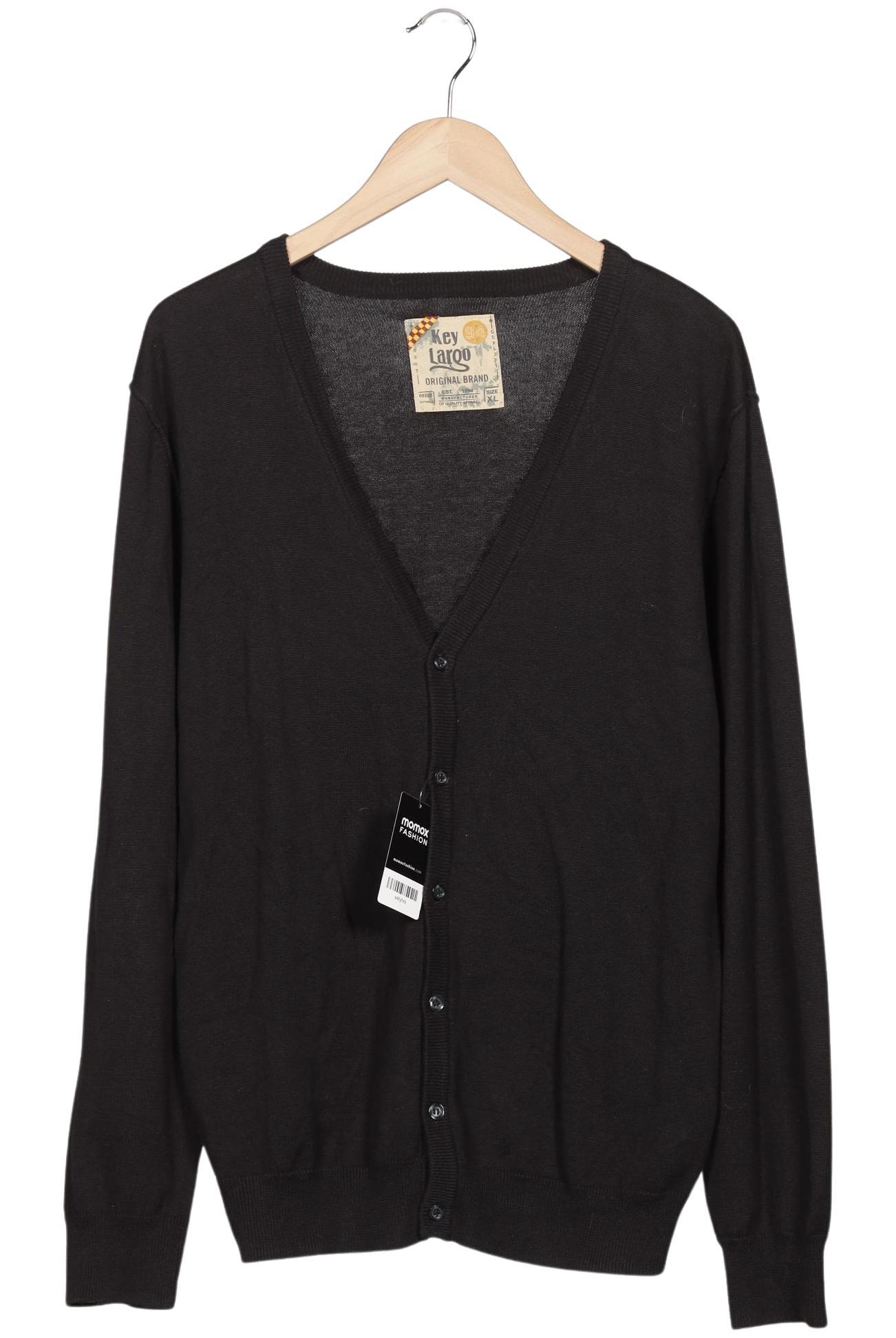 Thumbnail - Key Largo Herren Strickjacke, schwarz, Gr. 54