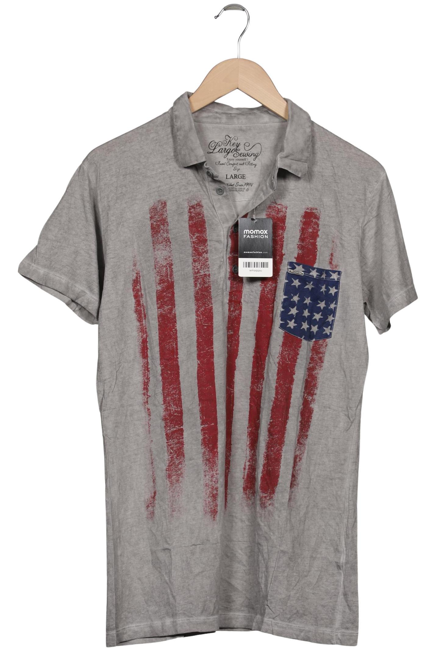 Thumbnail - Key Largo Herren Poloshirt, grau, Gr. 52