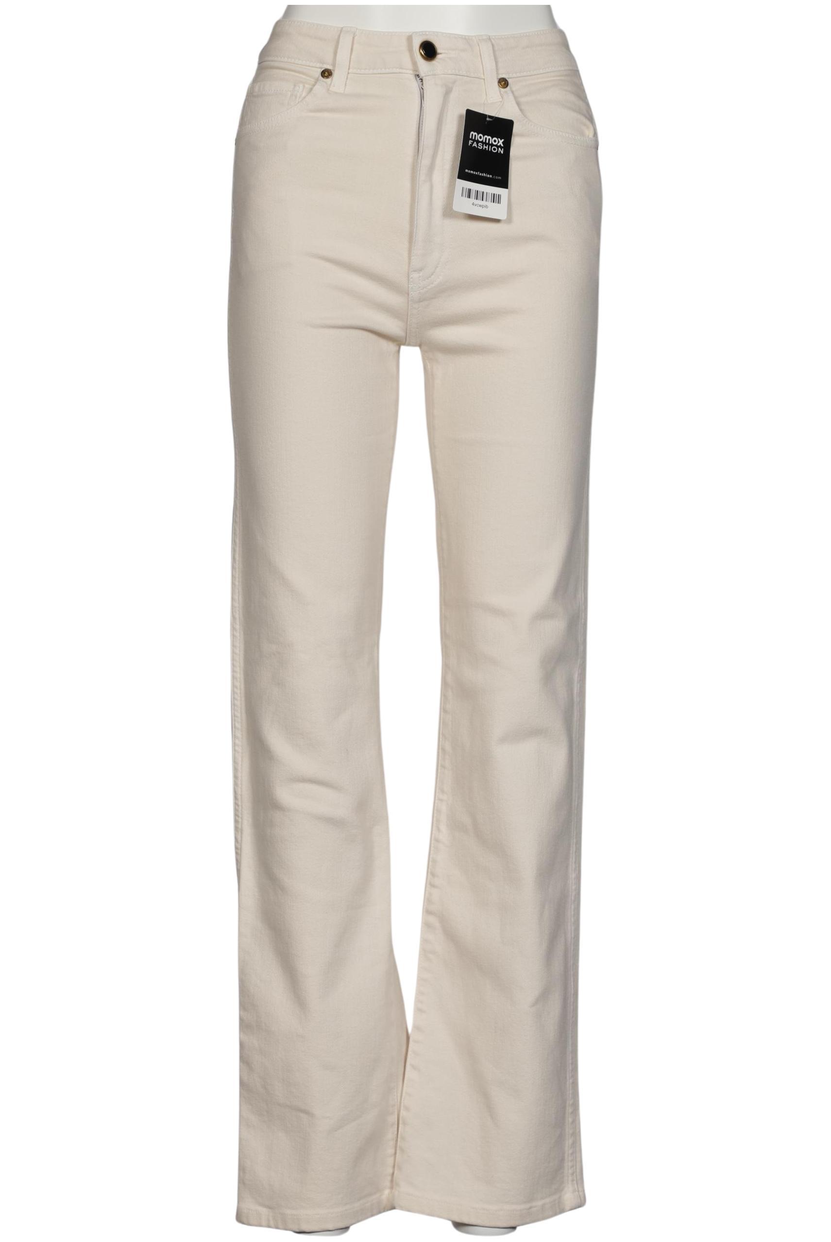 

Khaite Damen Jeans, cremeweiß, Gr. 25