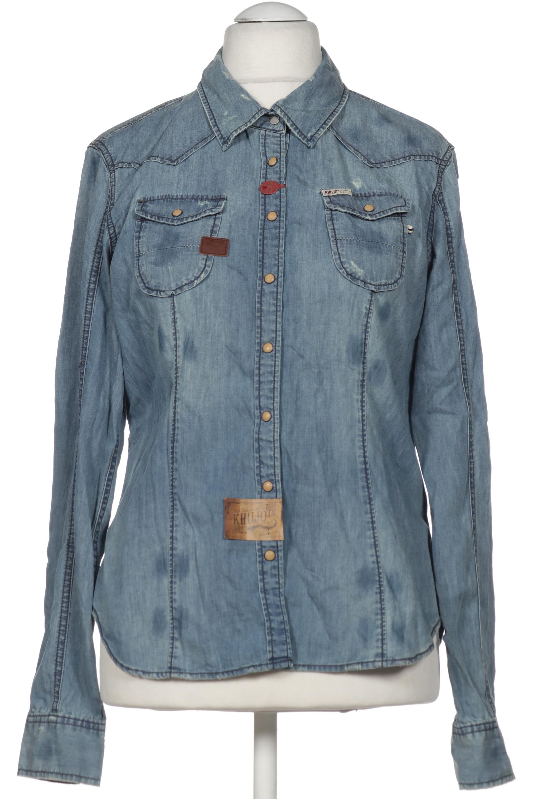 

Khujo Damen Bluse, blau, Gr.