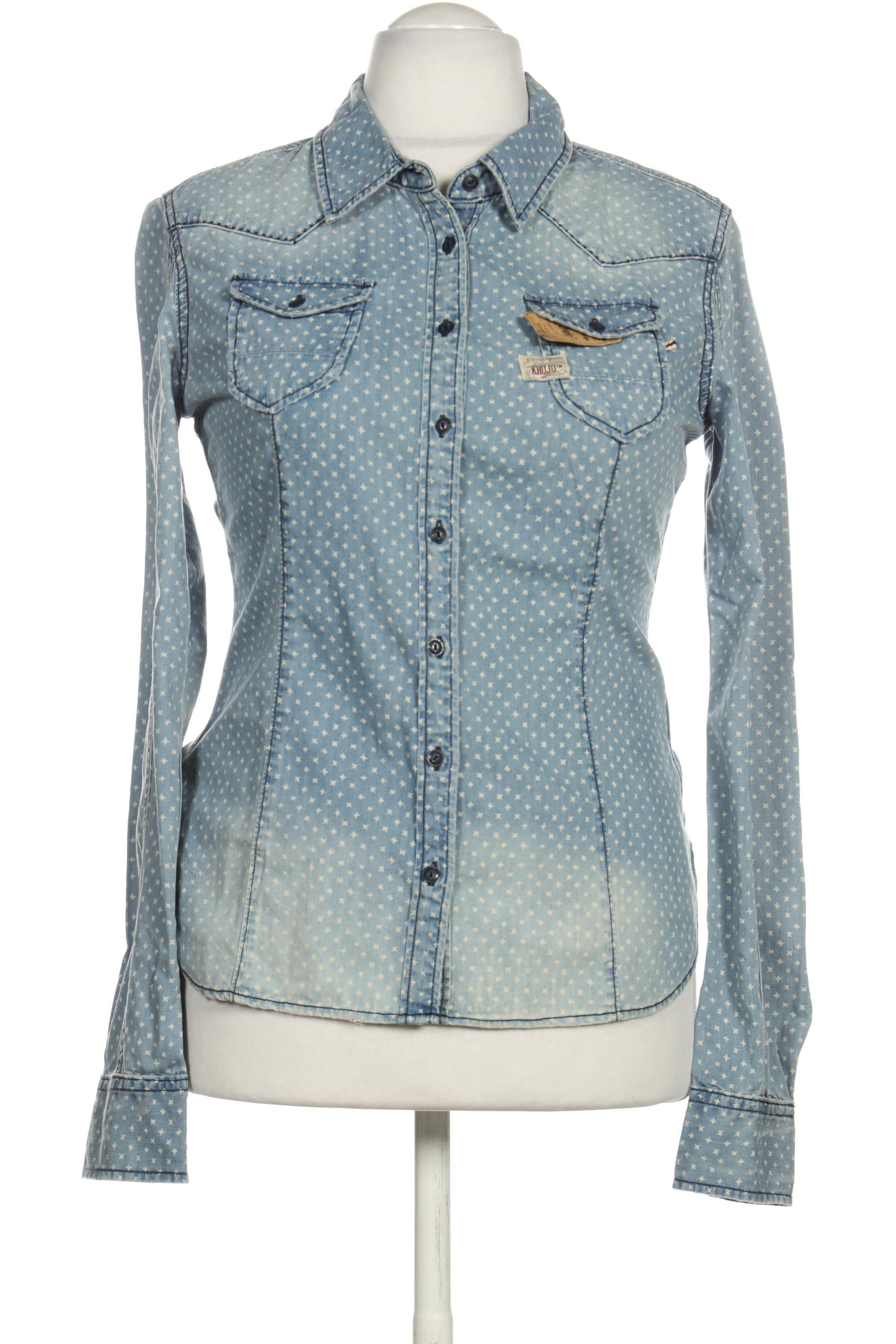 

Khujo Damen Bluse, blau, Gr.