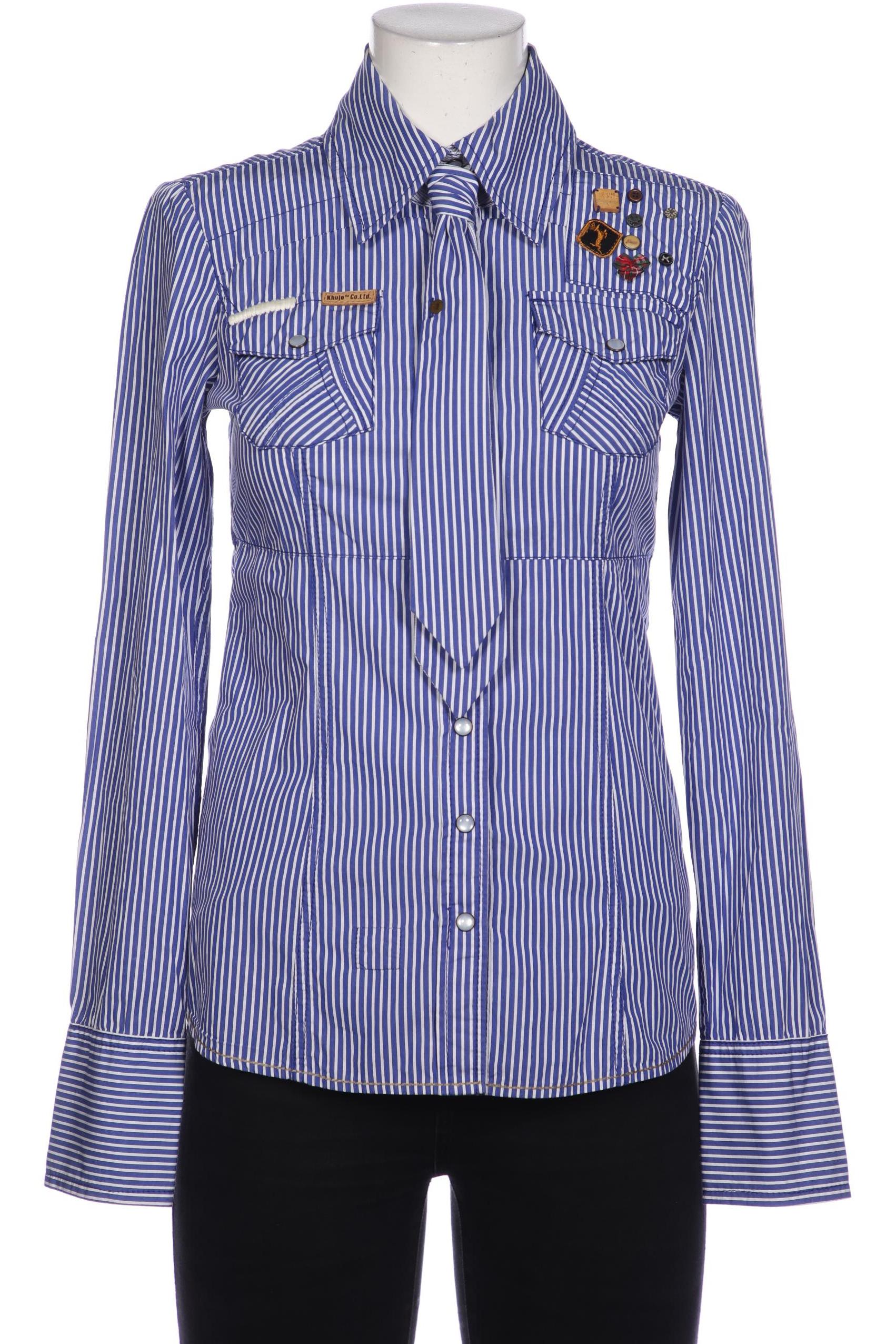 

Khujo Damen Bluse, blau, Gr. 38