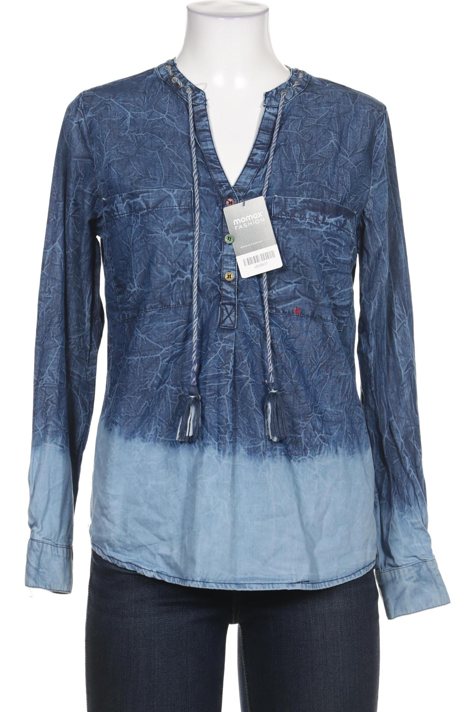 

Khujo Damen Bluse, blau, Gr. 38